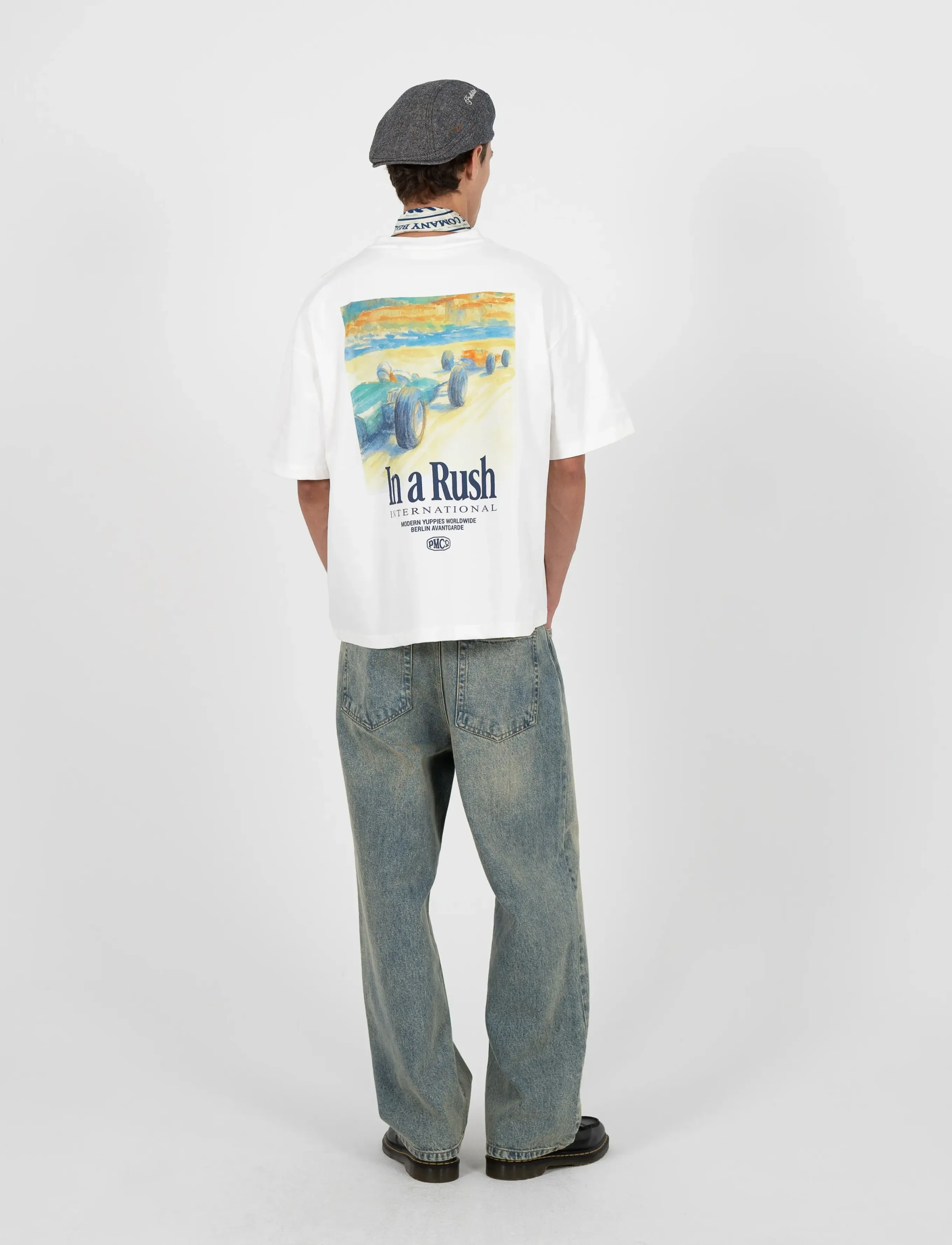 Prohibited - Grand Prix Tee Off-White - topper & t-skjorter - off-white - 4