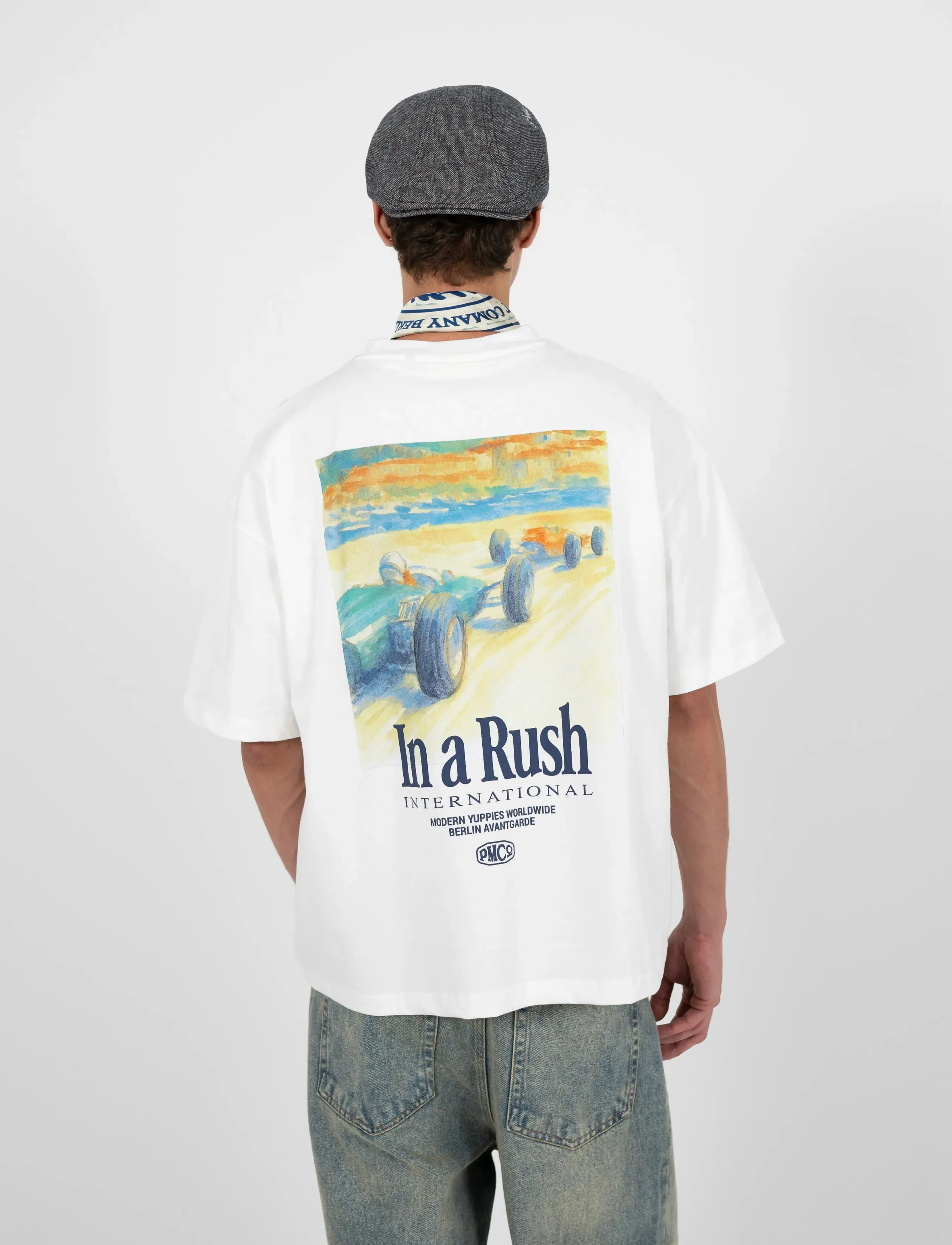 Prohibited - Grand Prix Tee Off-White - topper & t-skjorter - off-white - 5