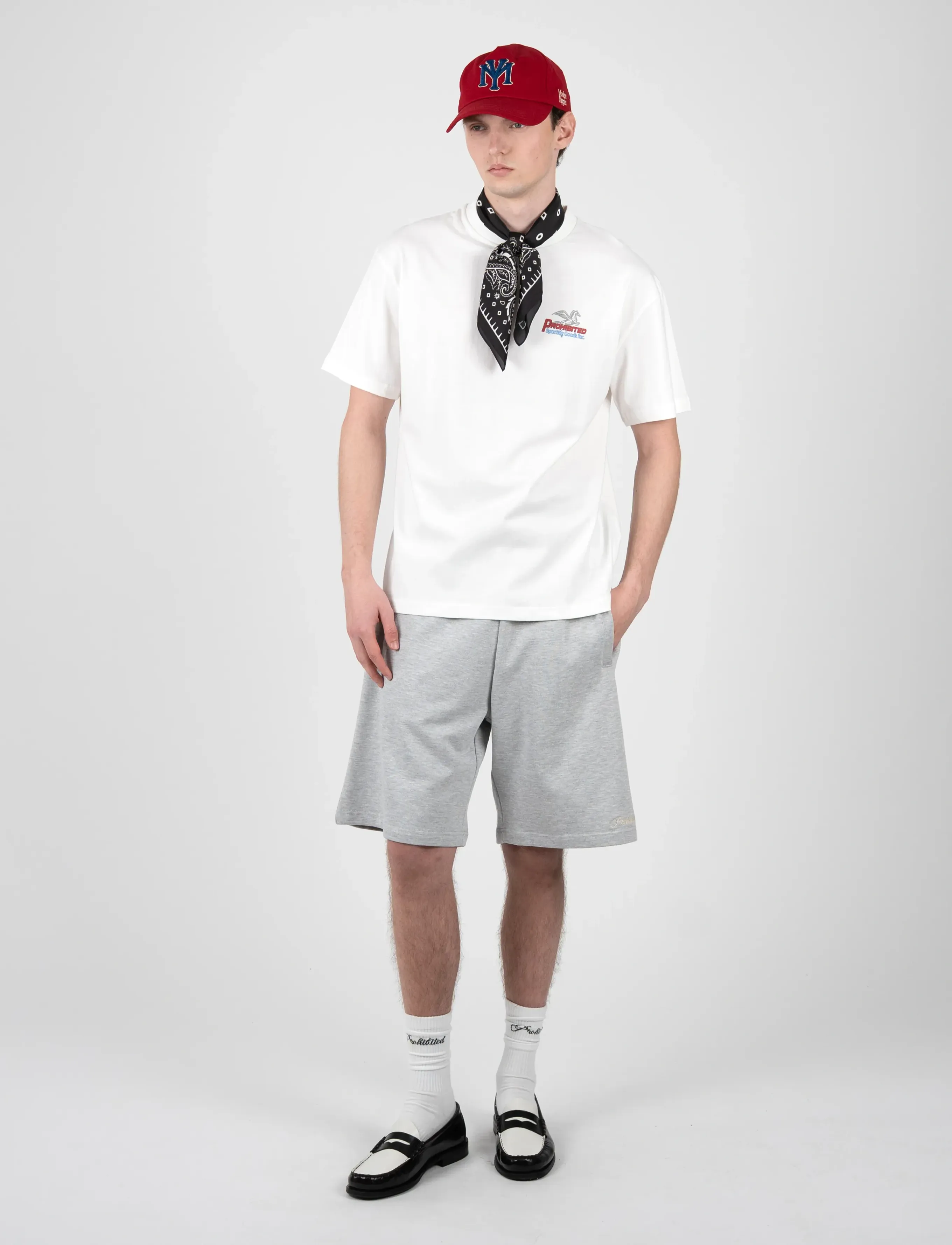 Prohibited Showroom Tee, Mænd, T-Shirt, Hvid, Str: M x 70