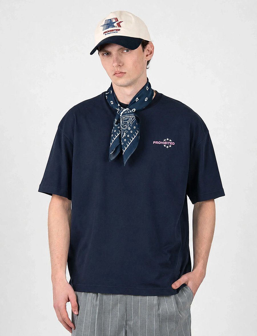Prohibited - Running Club Tee - kurzärmelige t-shirts - deep blue - 0