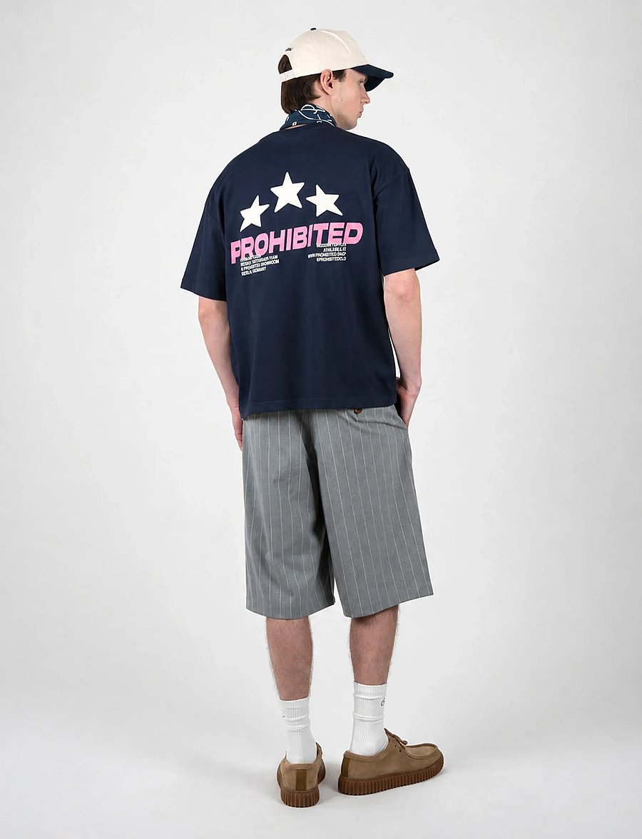 Prohibited - Running Club Tee - kurzärmelige t-shirts - deep blue - 4