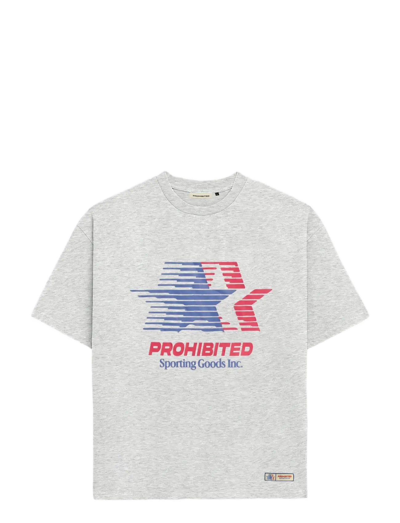 PROHIBITED Sporting Goods Tee Grau - XS - Herren