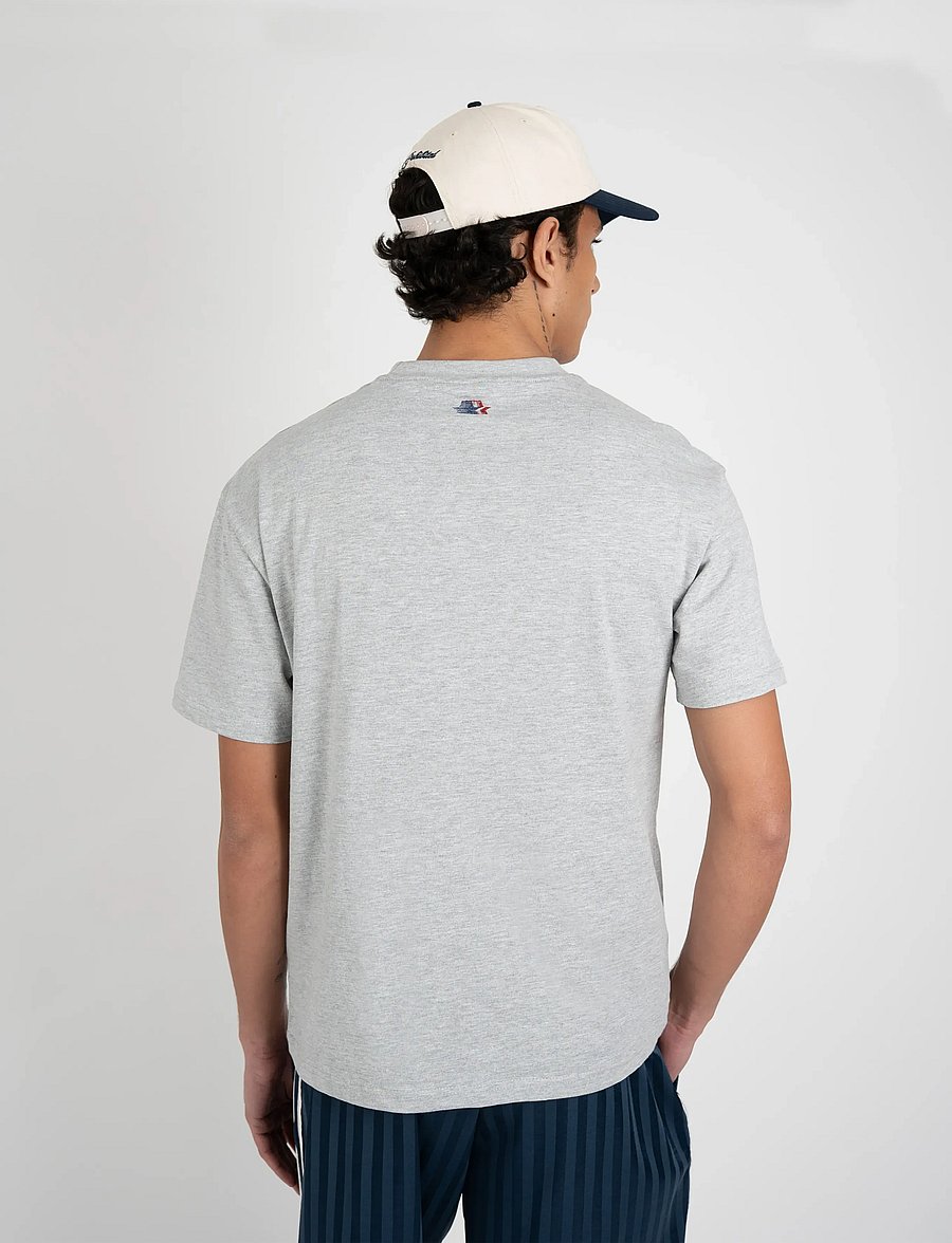 Prohibited - Sporting Goods Tee - kortärmade t-shirts - grey melange - 4