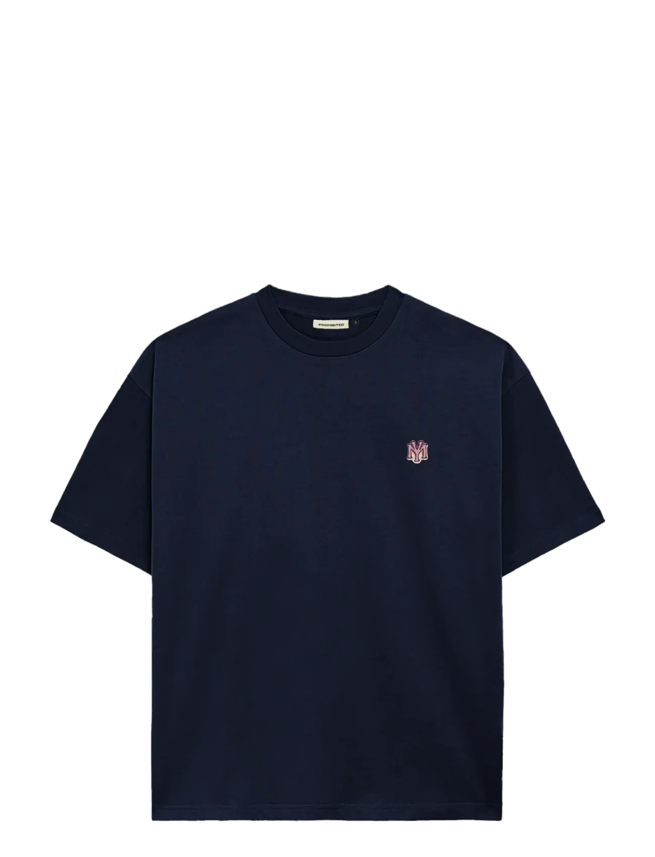 PROHIBITED Office Tee Navy - L - Herren