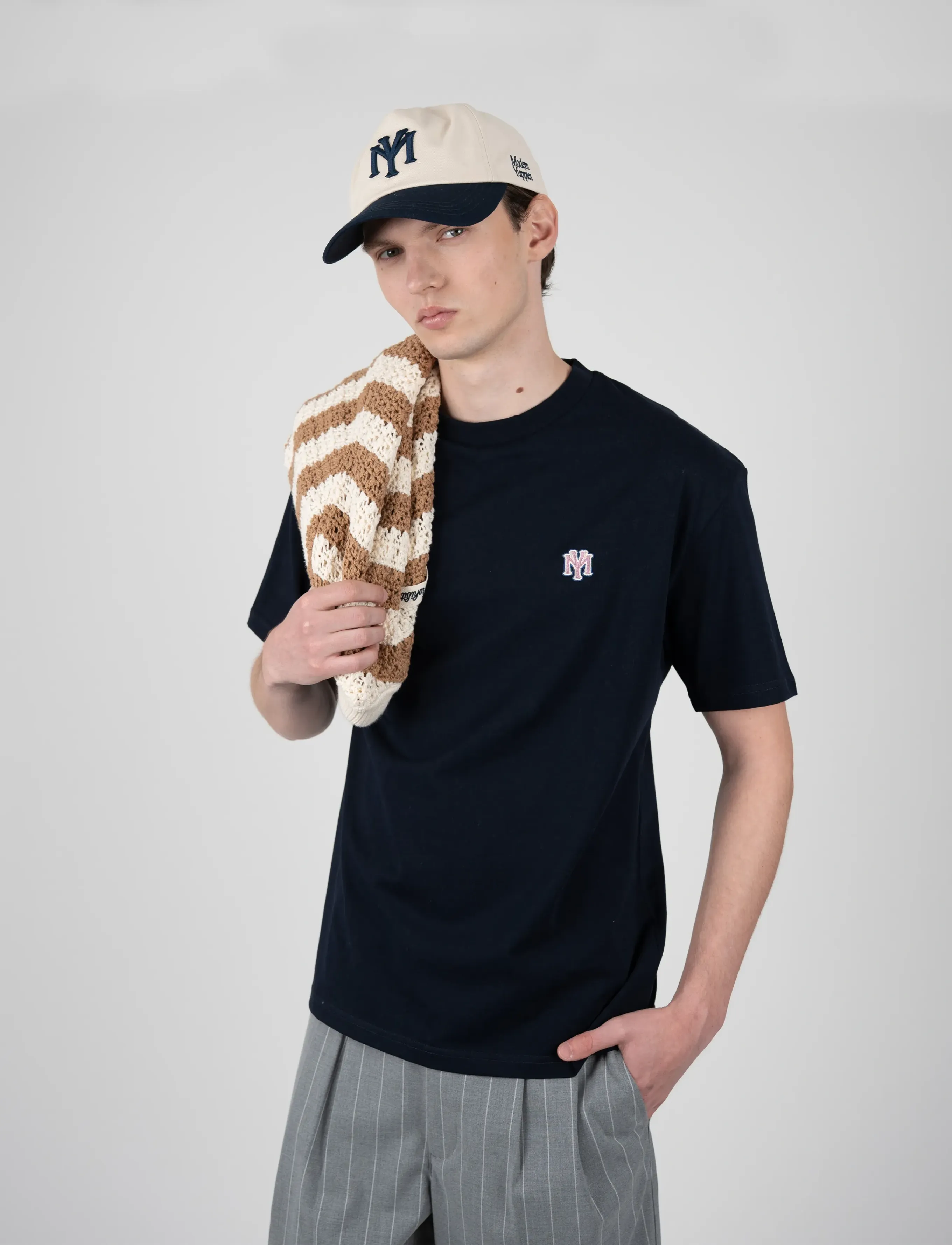 Prohibited Office Tee, S, Navy, T-Shirts > Kortærmede, Herre