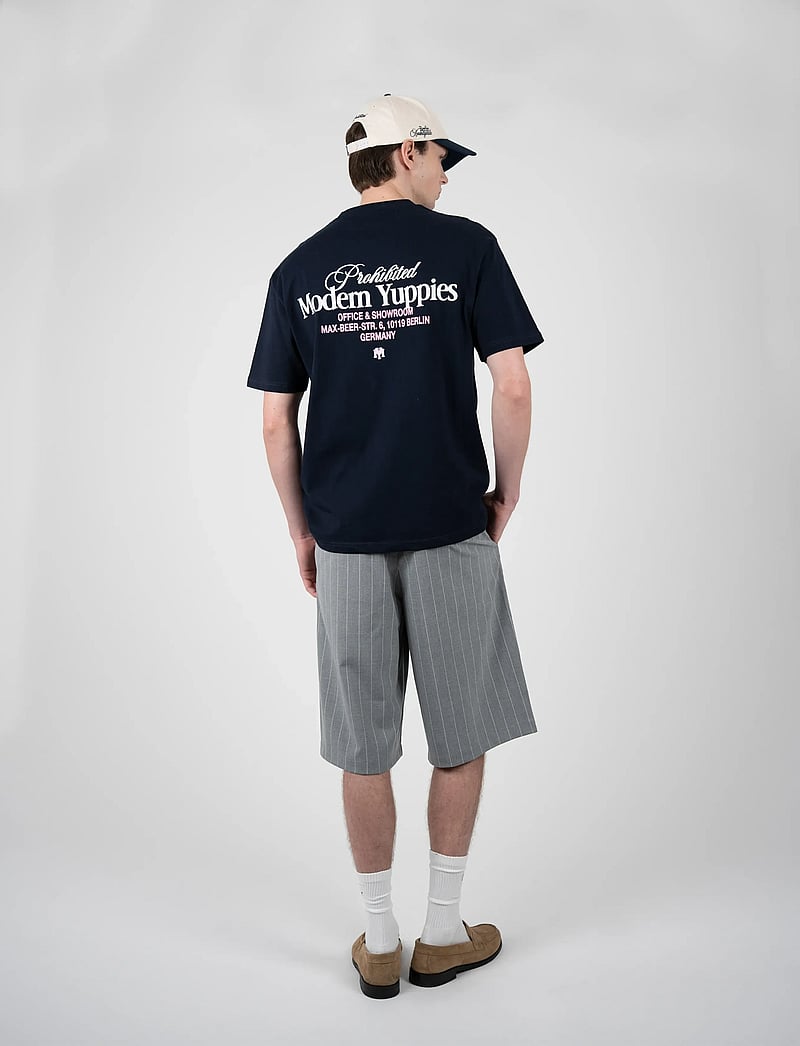 Prohibited - Office Tee - kortærmede t-shirts - deep blue - 4