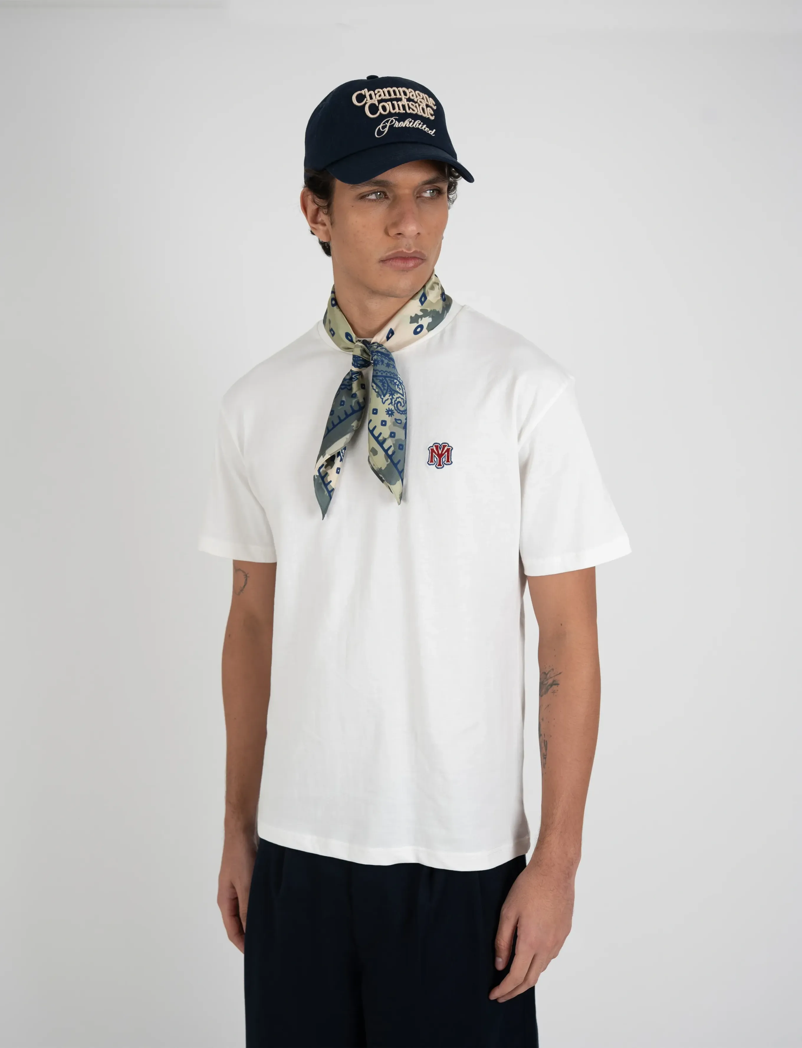 Prohibited Office Tee, L, White, T-Shirts > Kortærmede, Herre
