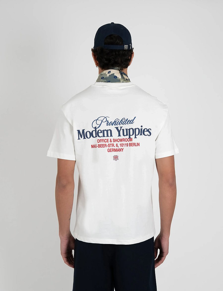 Prohibited - Office Tee - kurzärmelige t-shirts - off-white - 3
