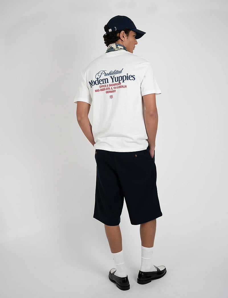 Prohibited - Office Tee - kortærmede t-shirts - off-white - 4