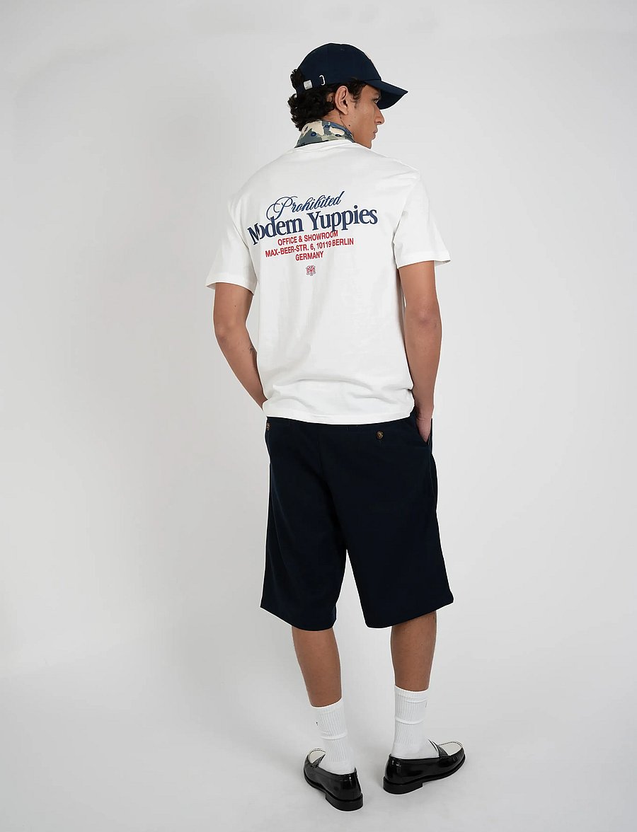 Prohibited - Office Tee - kurzärmelige t-shirts - off-white - 4