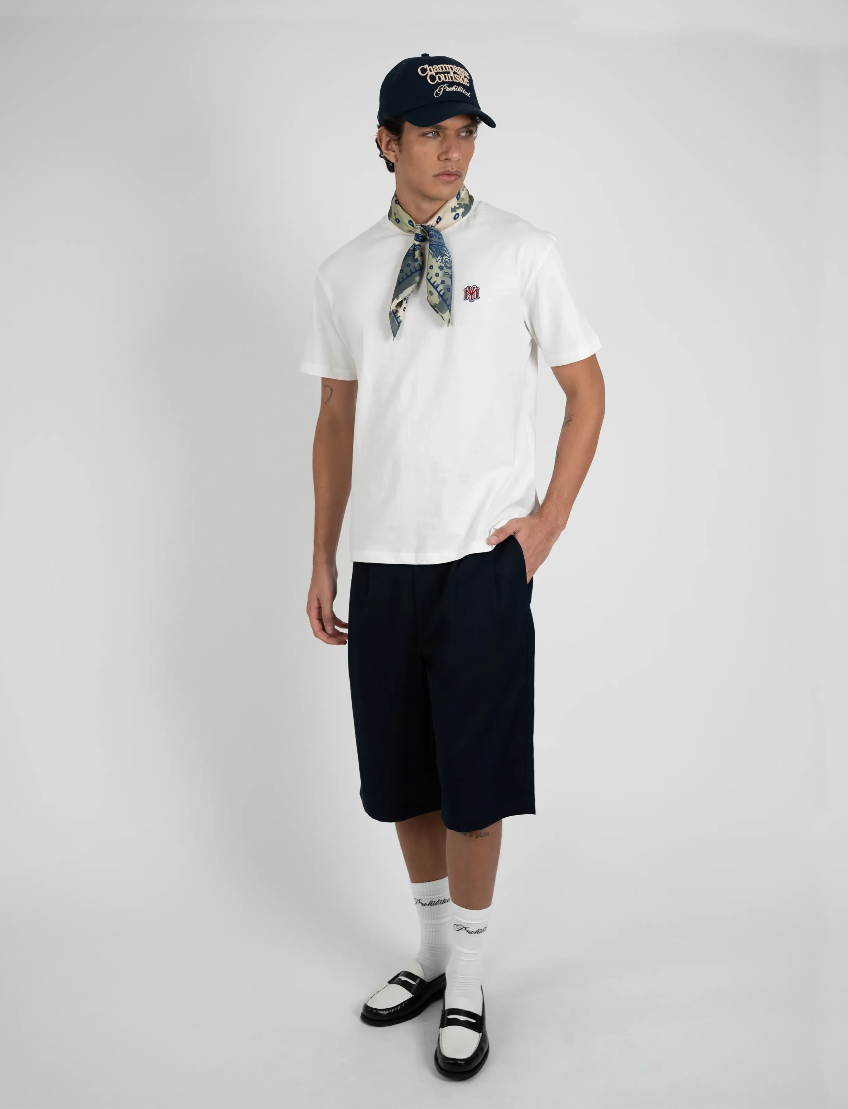 Prohibited - Office Tee - short-sleeved t-shirts - off-white - 5