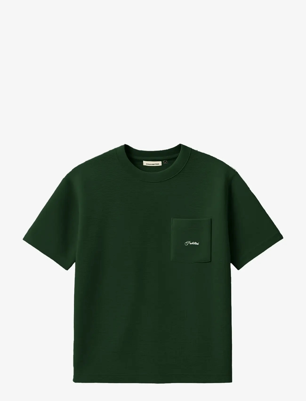 Prohibited - Seaside Waffle Tee - kurzärmelig - green - 1