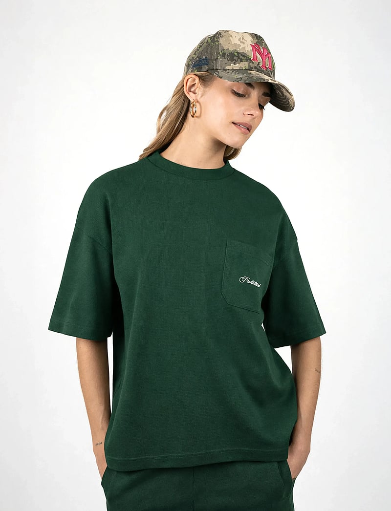 Prohibited - Seaside Waffle Tee - kurzärmelig - green - 5