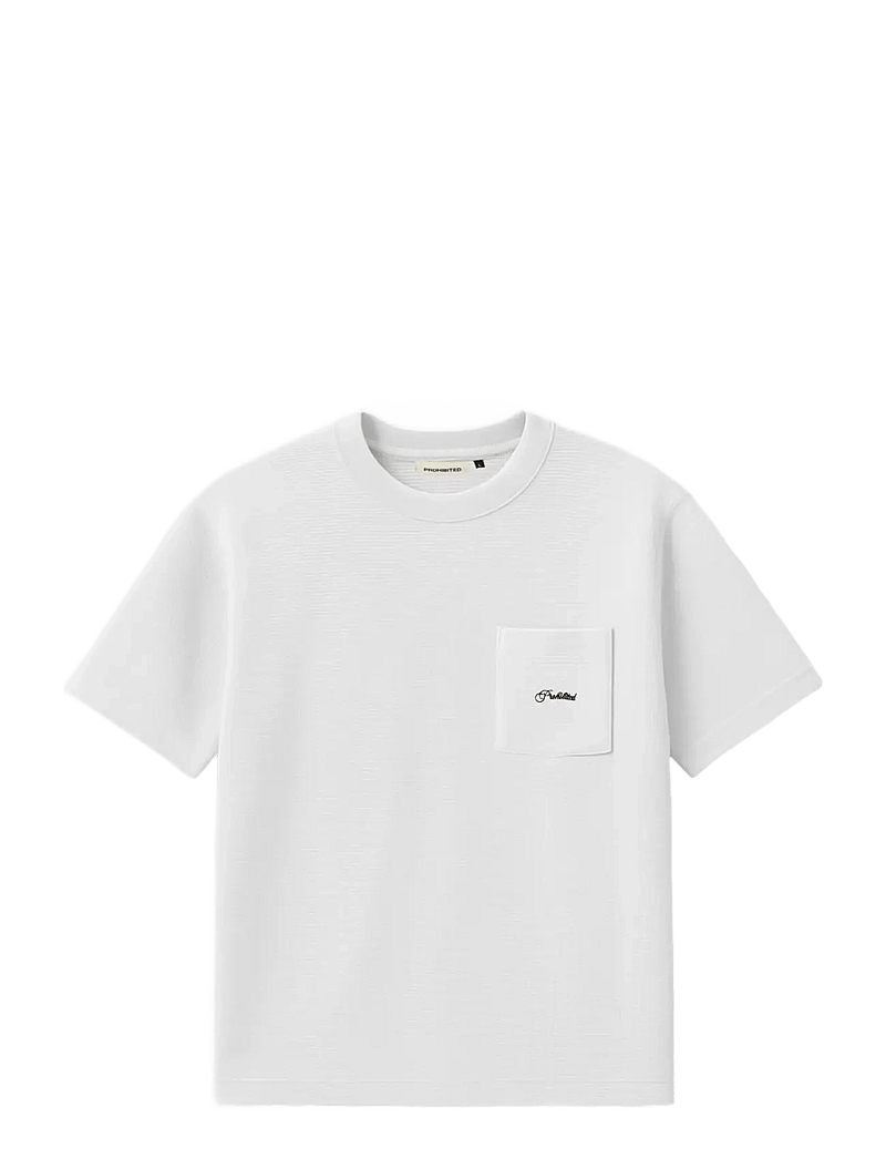 Prohibited - Seaside Waffle Tee - kurzärmelig - off-white - 1