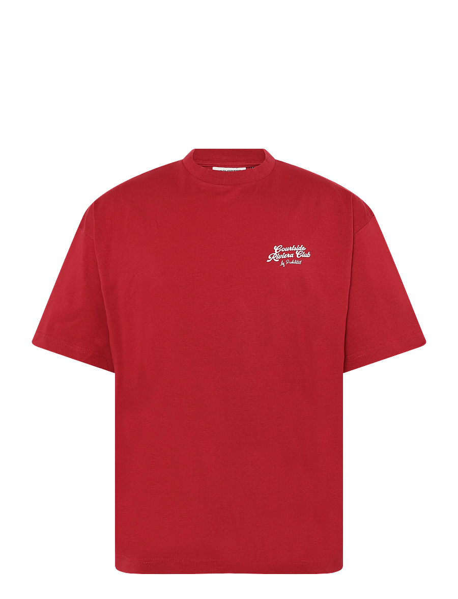 Prohibited - Riviera Club Tee - kortärmade t-shirts - red - 1
