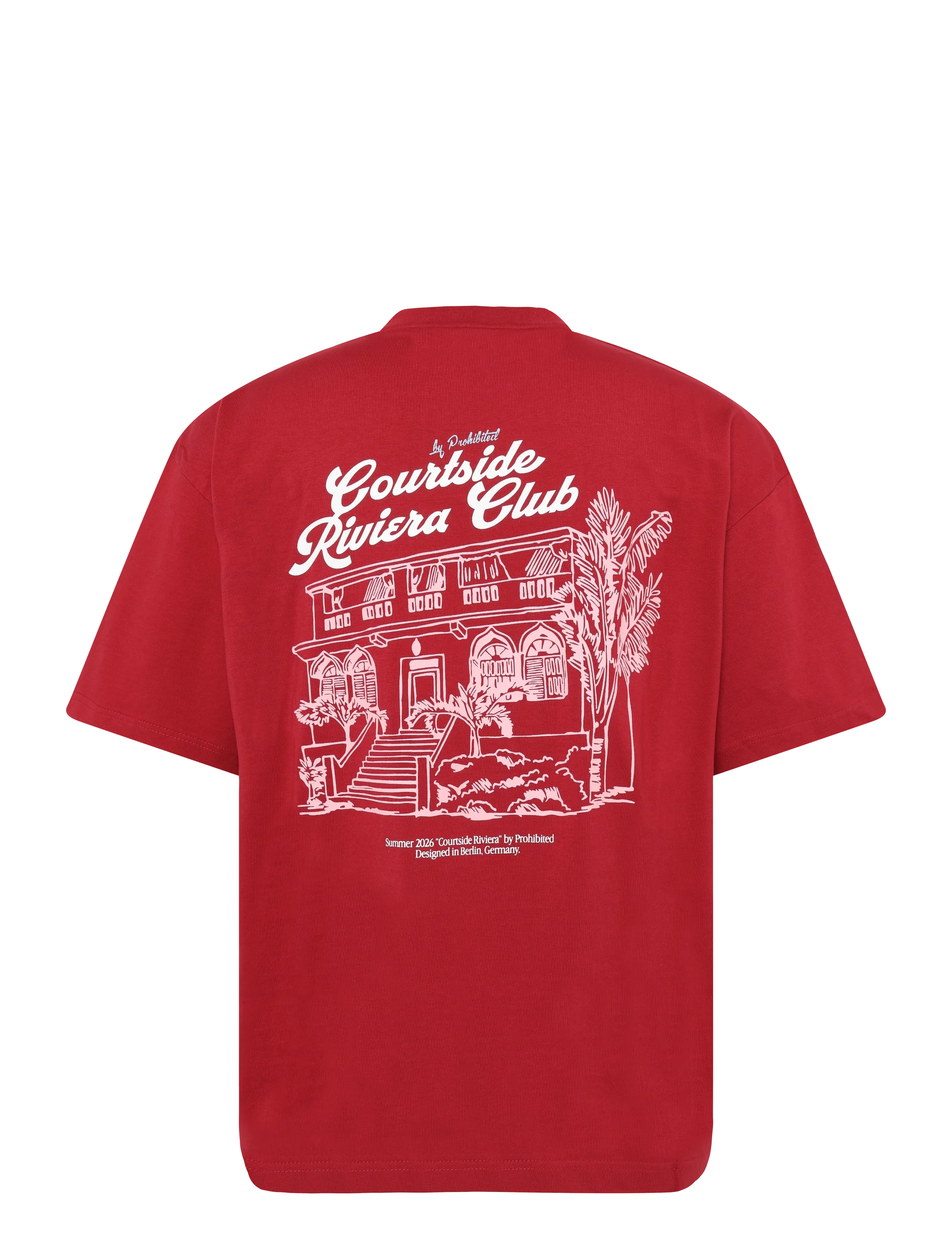 Prohibited - Riviera Club Tee - red - 2