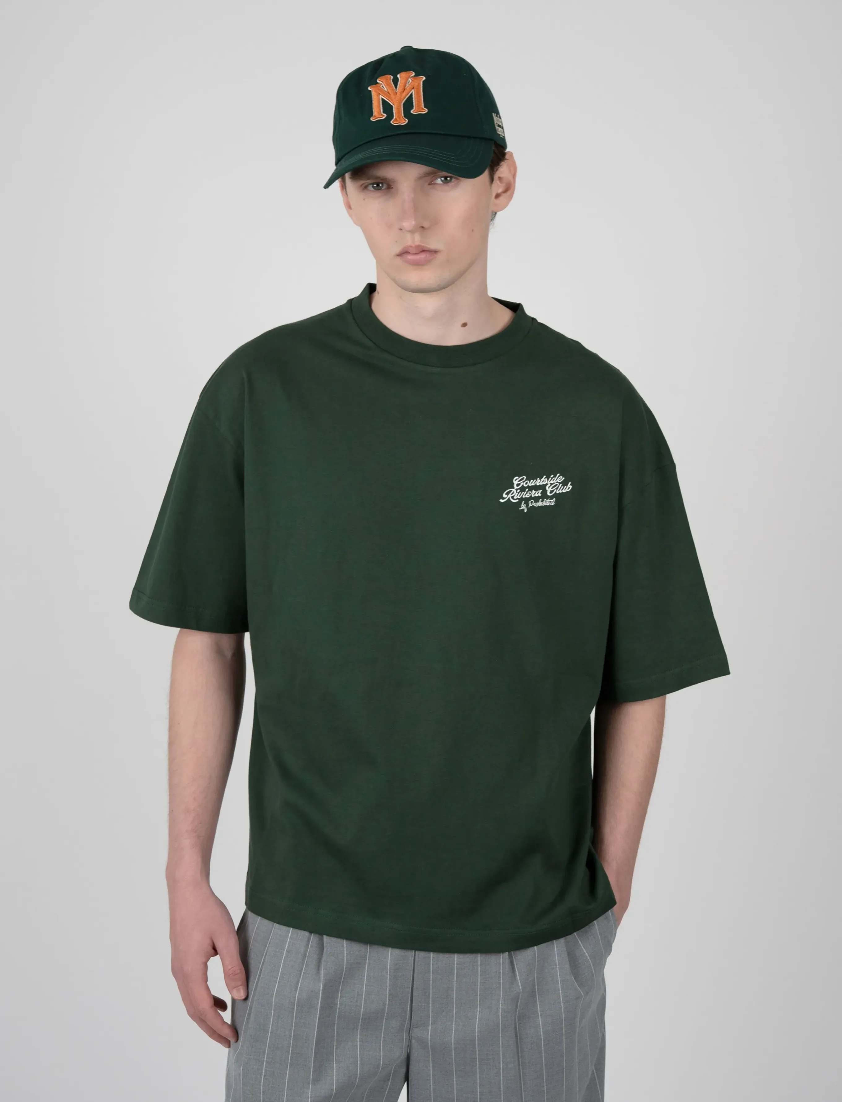 Prohibited Coffee And Bagel Tee, M, Green, T-Shirts > Kortærmede, Herre