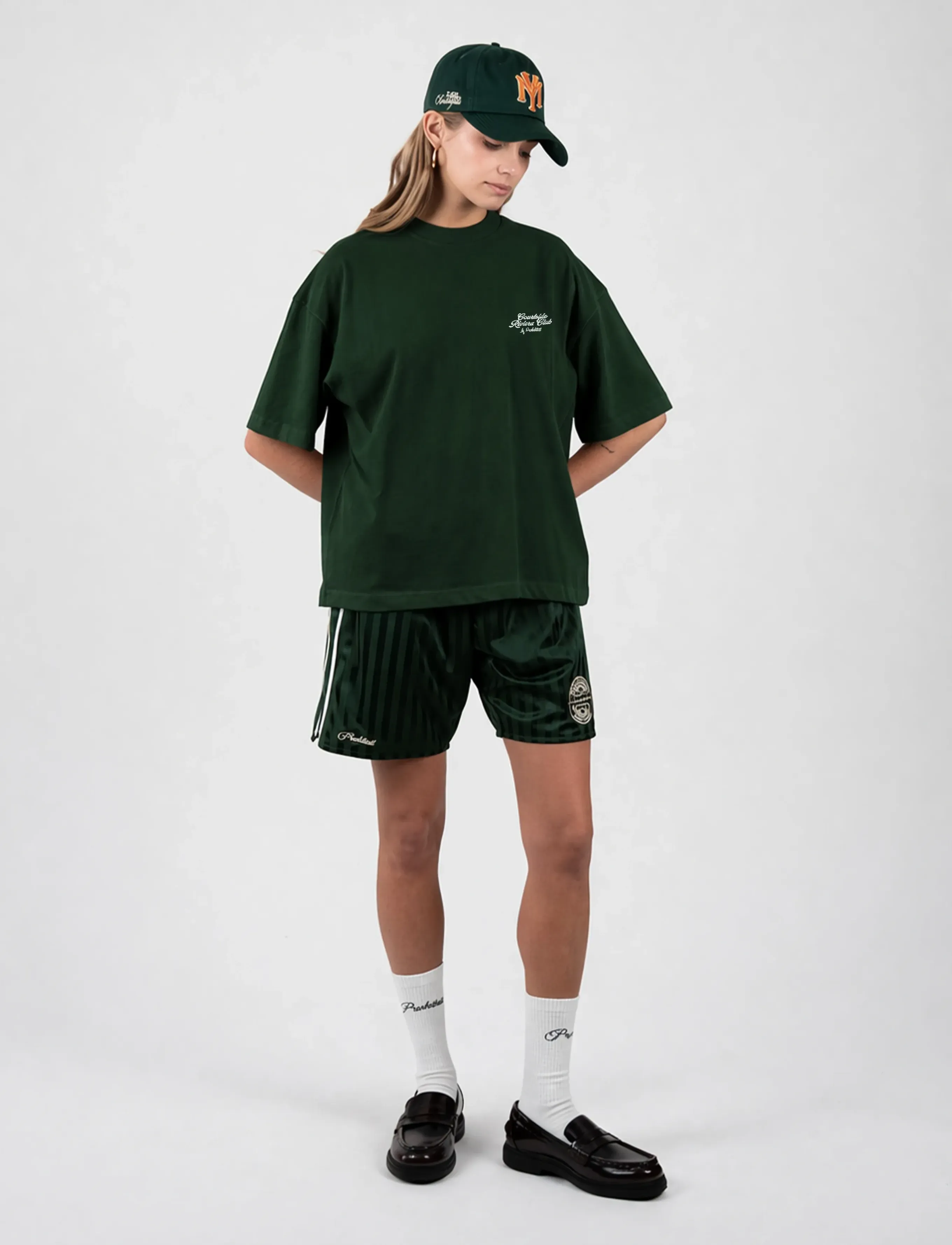 Prohibited - Coffee and Bagel Tee - short-sleeved t-shirts - green - 5