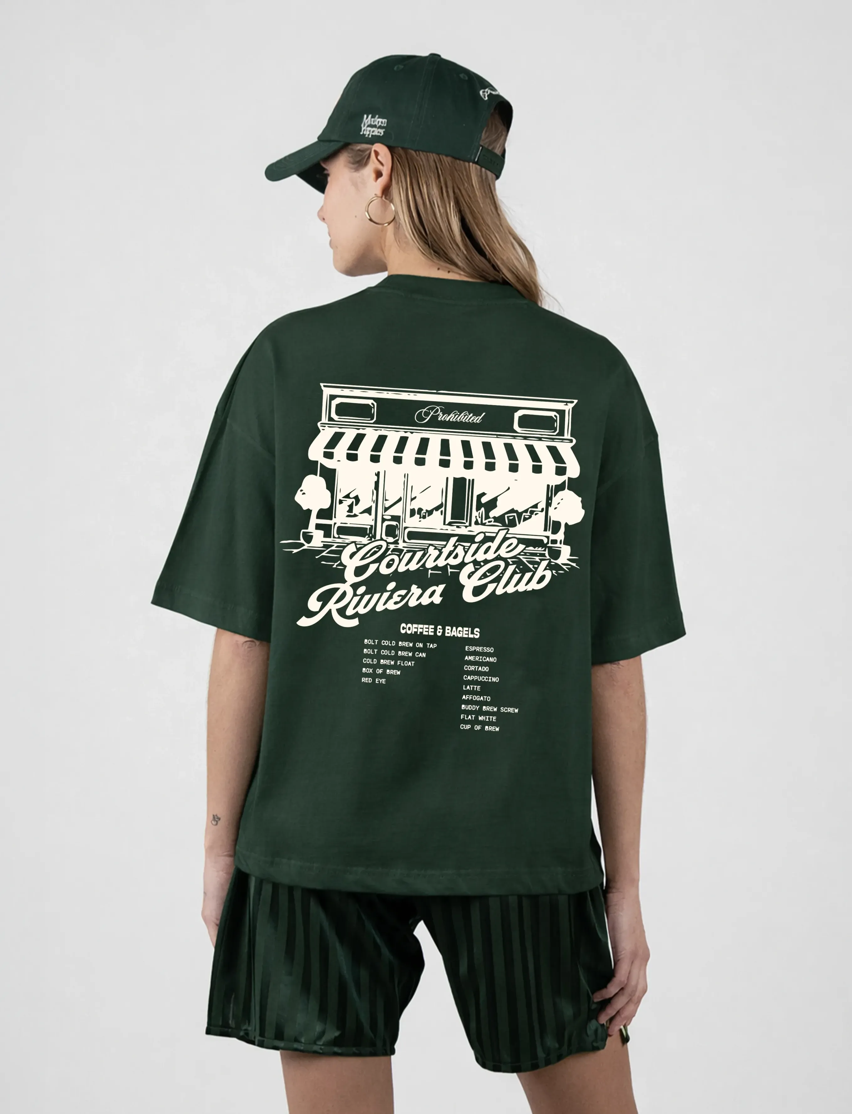 Prohibited Coffee And Bagel Tee t-shirts med tryck herr – bild 6
