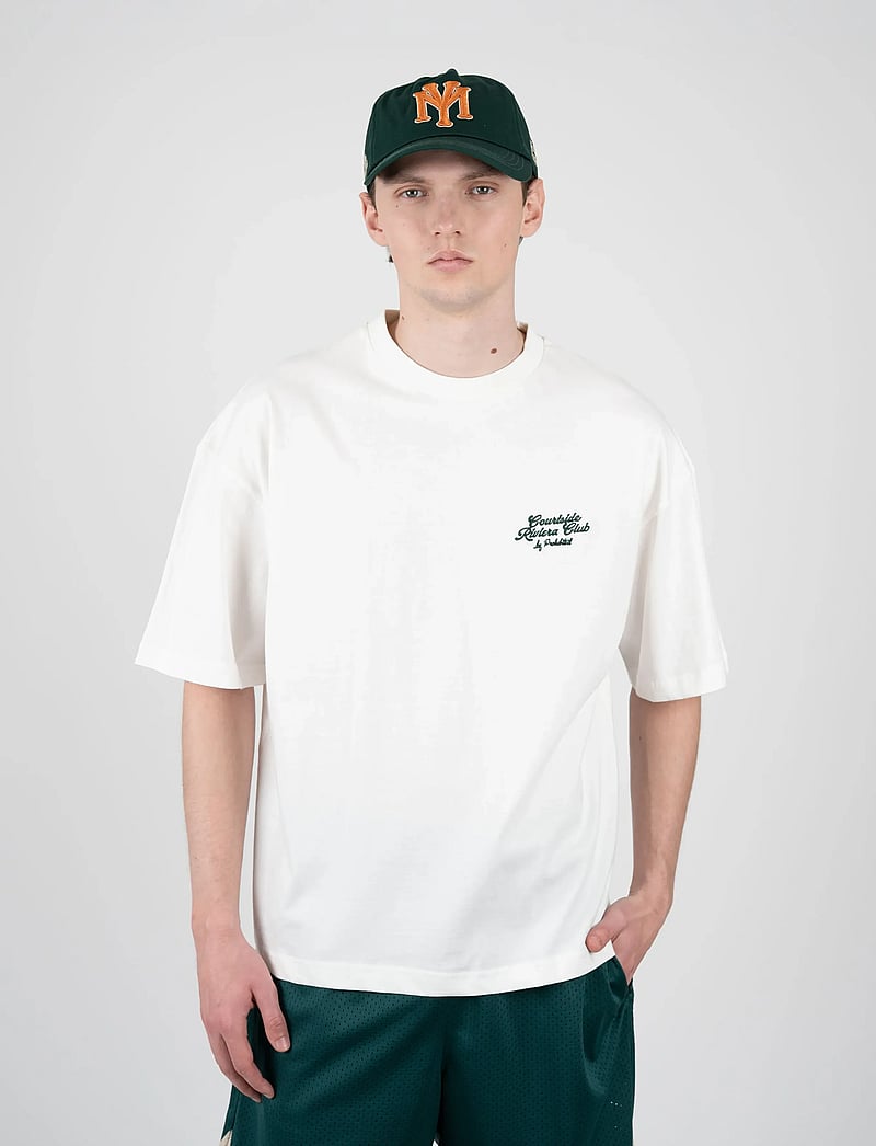 Prohibited - Coffee and Bagel Tee - kortærmede t-shirts - off-white - 0