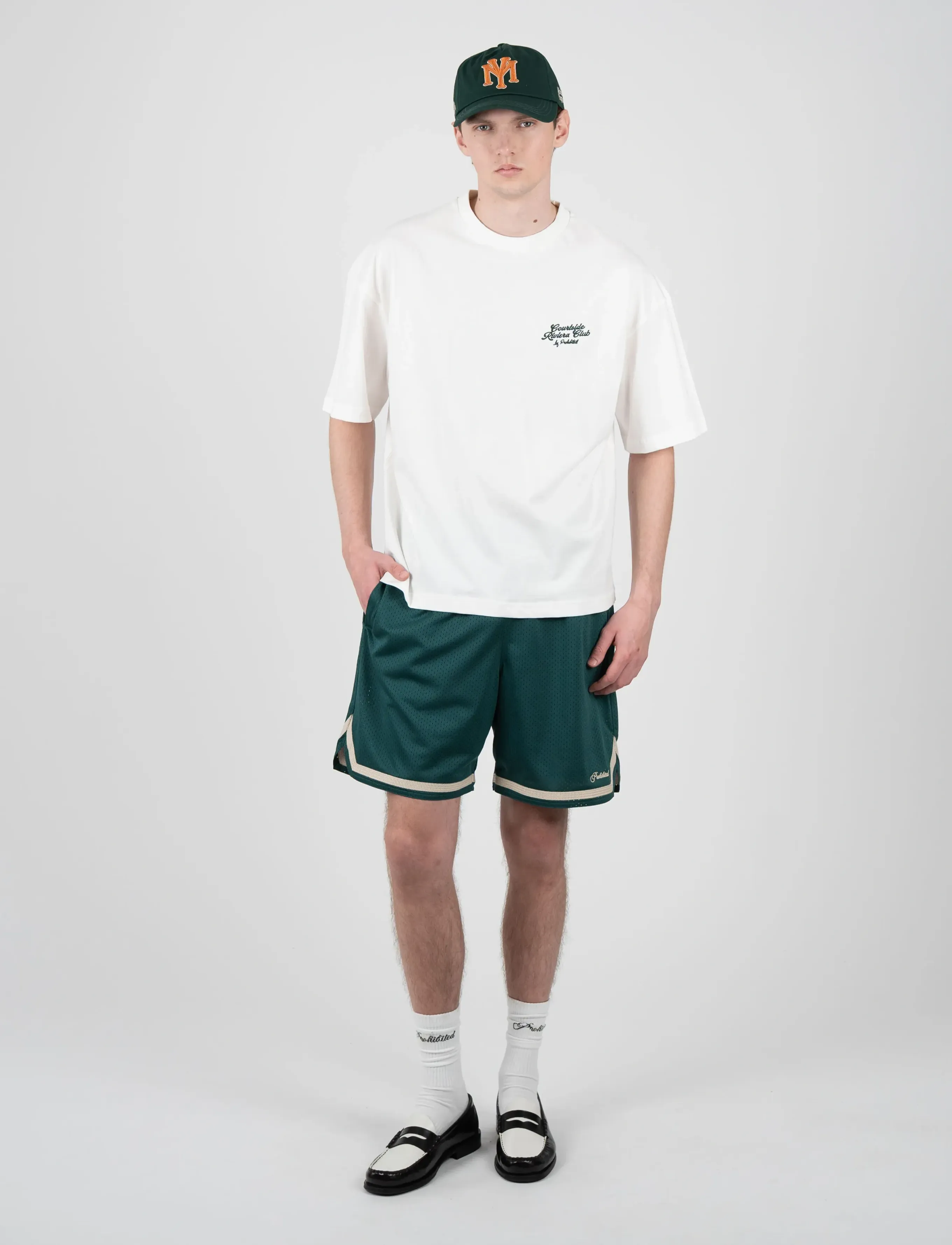 Prohibited - Coffee and Bagel Tee - short-sleeved t-shirts - off-white - 2