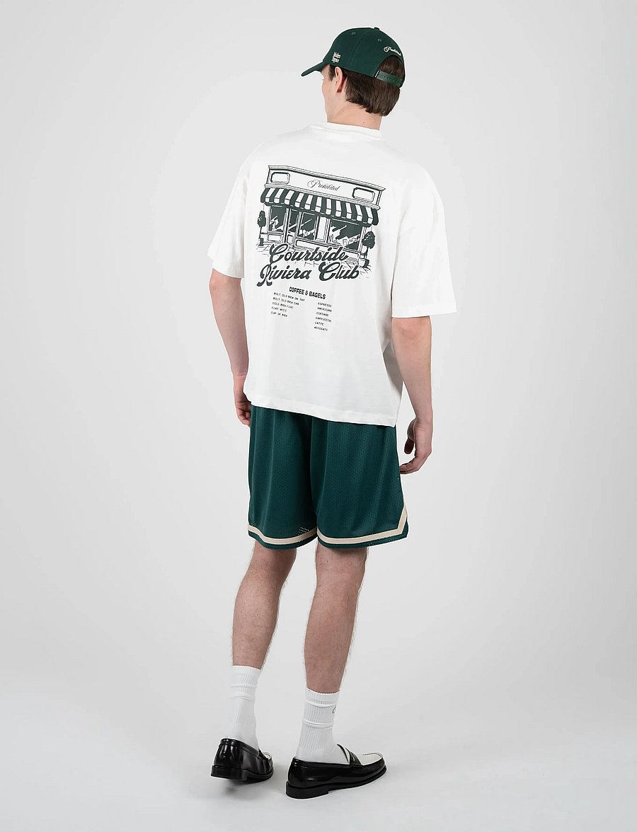 Prohibited - Coffee and Bagel Tee - kortermede t-skjorter - off-white - 4