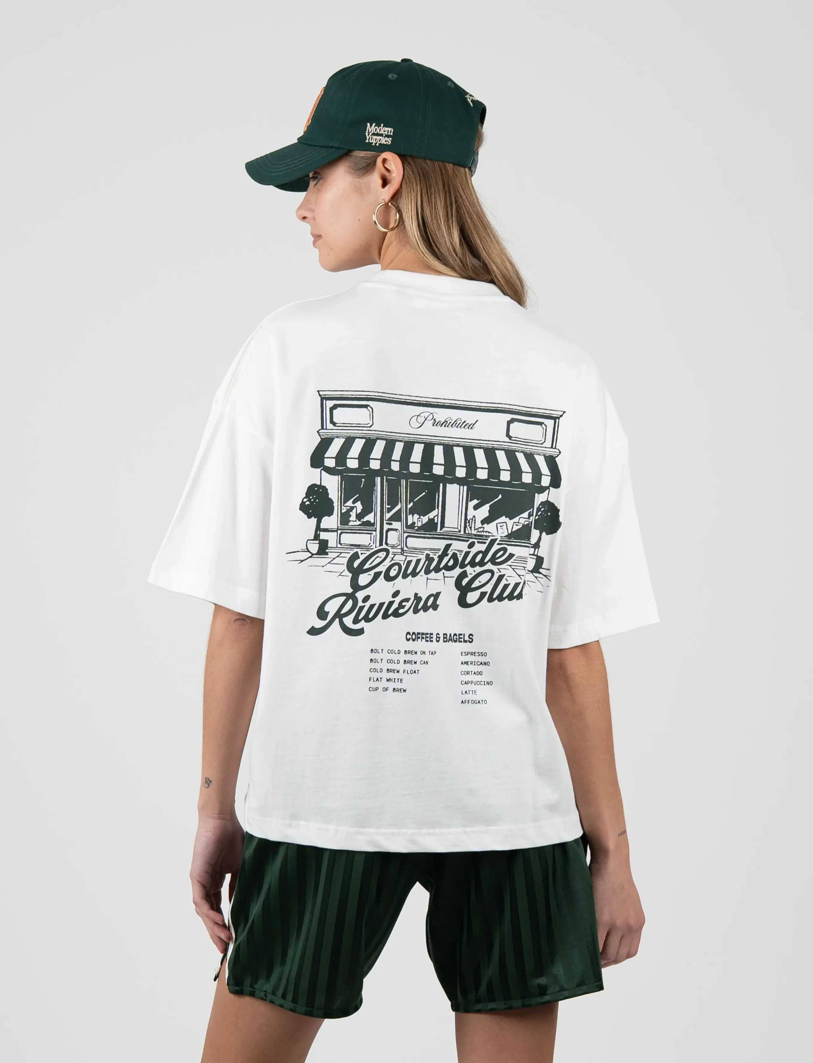 Prohibited Coffee And Bagel Tee t-shirts med tryck herr – bild 9