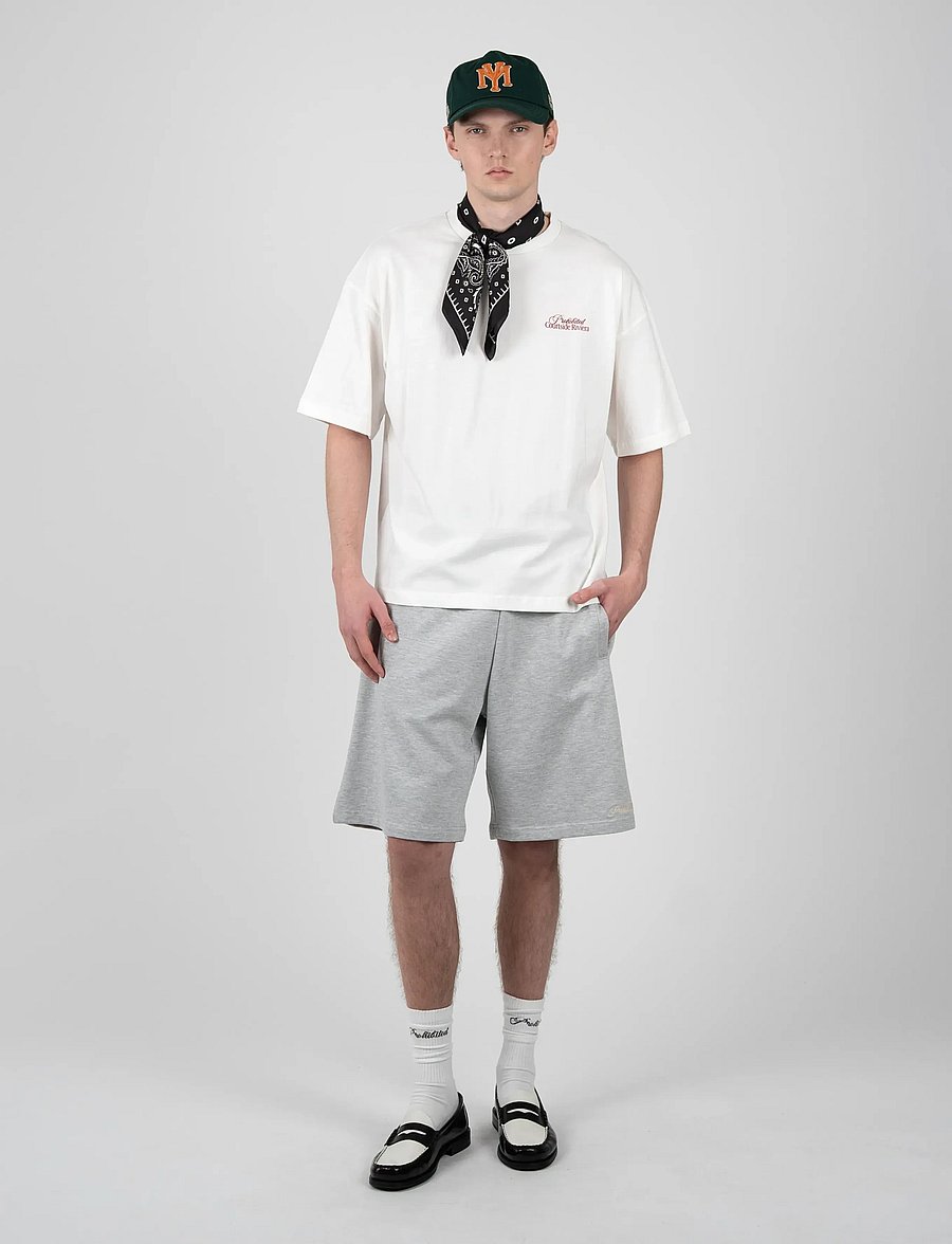Prohibited - Courtside Riviera Tee - lühikeste varrukatega t-särgid - off-white - 2