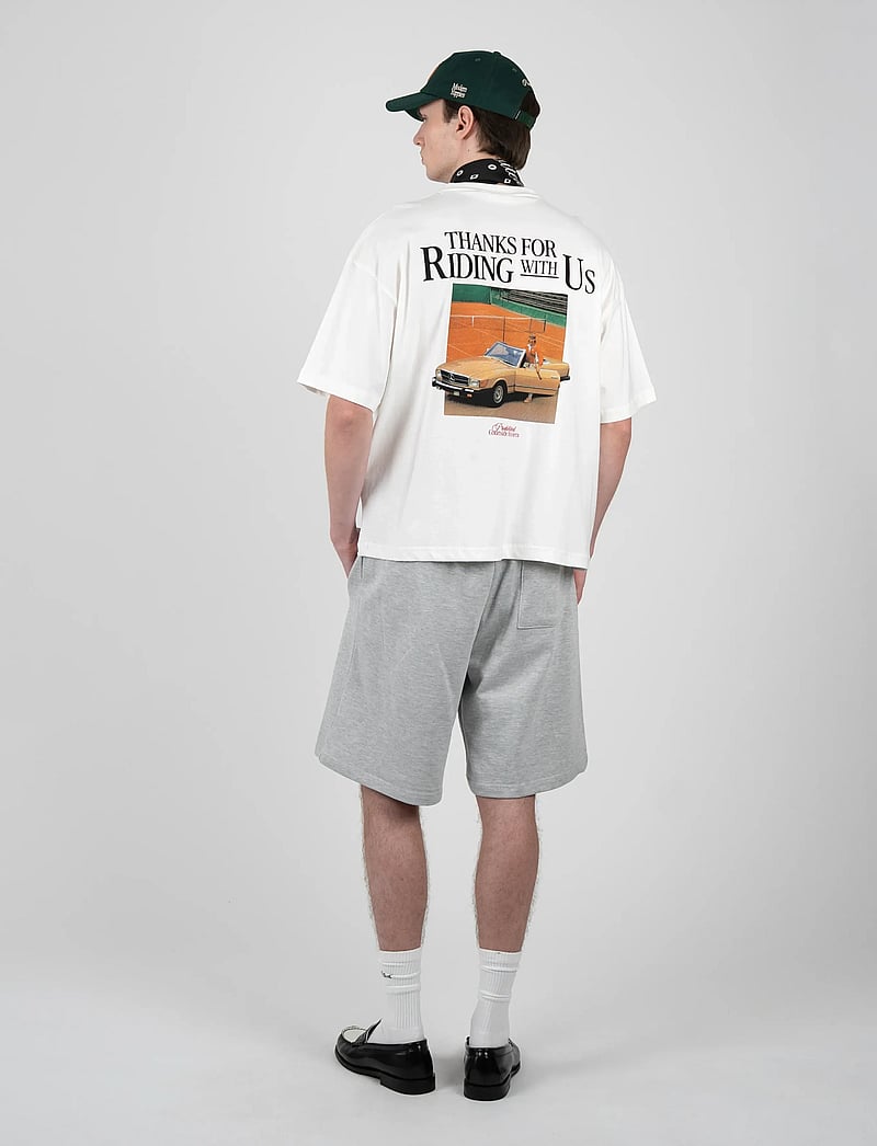 Prohibited - Courtside Riviera Tee - kortærmede t-shirts - off-white - 3
