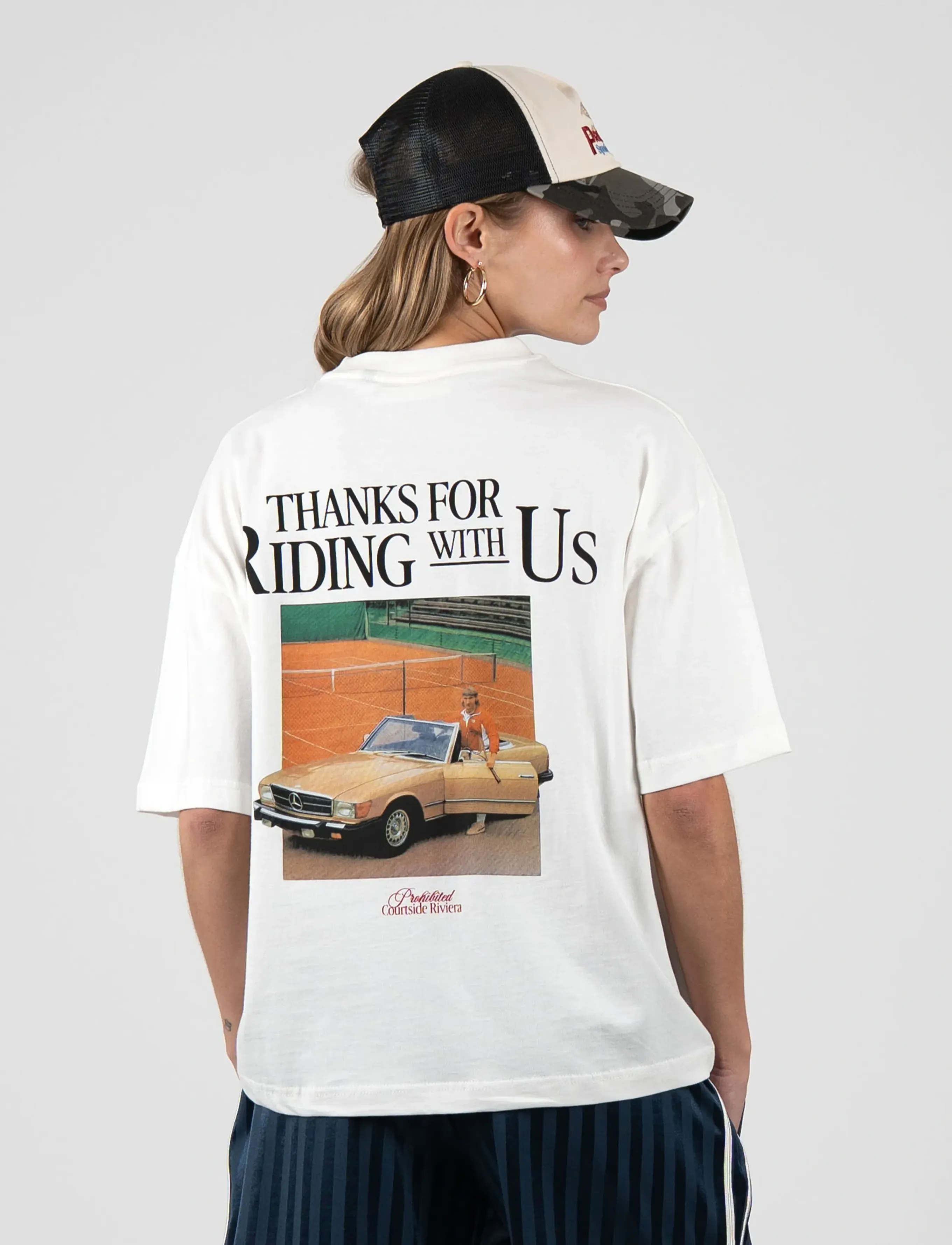 Prohibited Courtside Riviera Tee t-shirts med tryck herr – bild 8