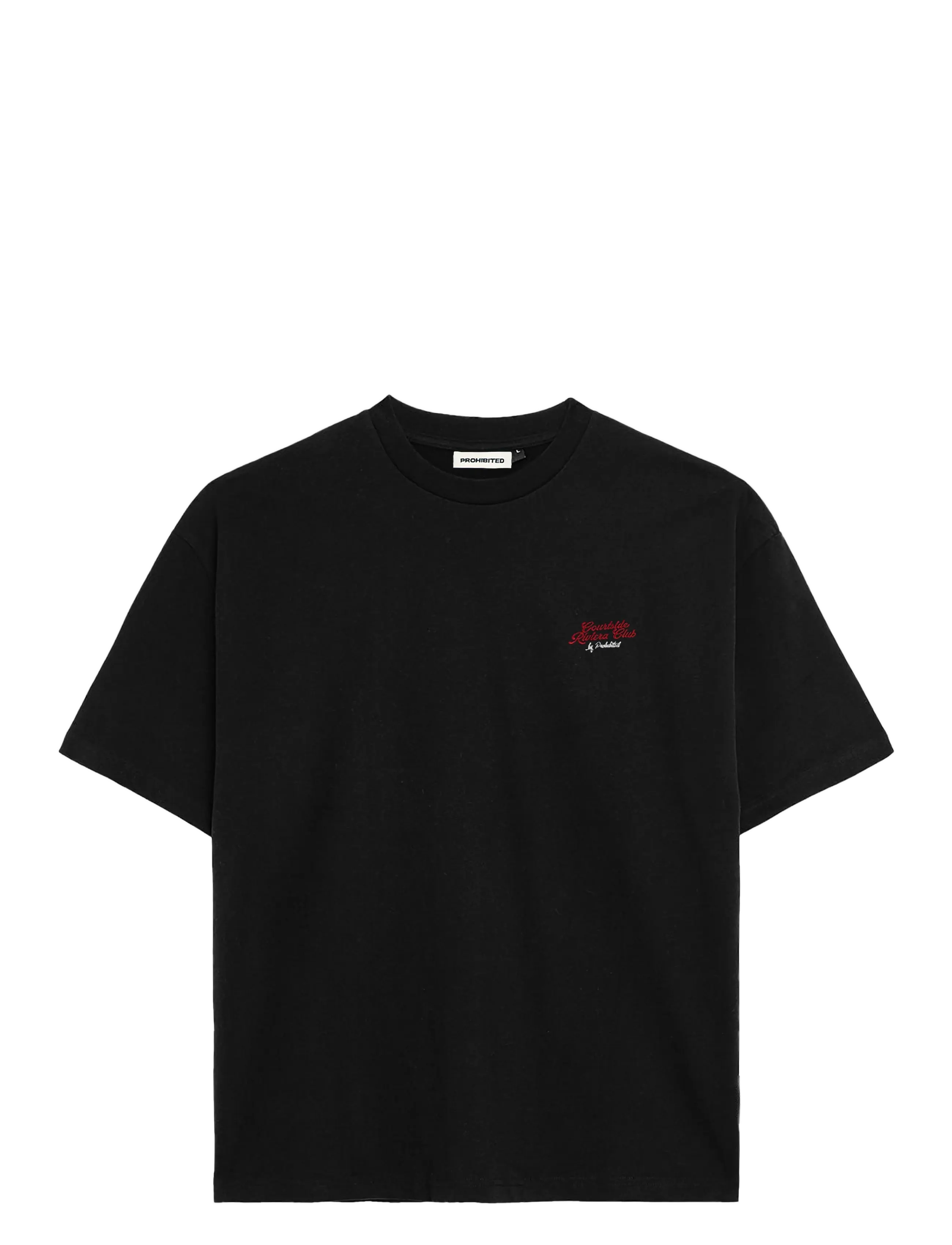 PROHIBITED Athletic & Health Club Tee Schwarz - XSx61 - Damen
