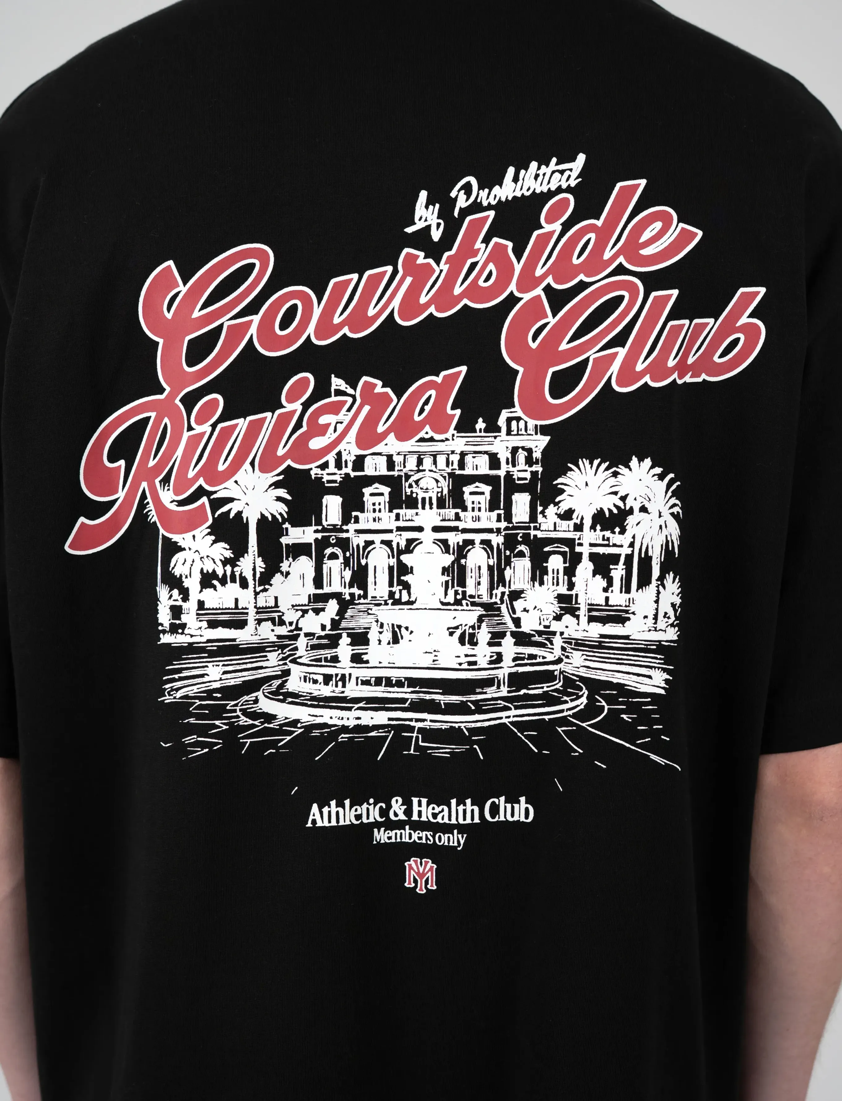 Prohibited Athletic & Health Club Tee t-shirts med tryck herr – bild 7