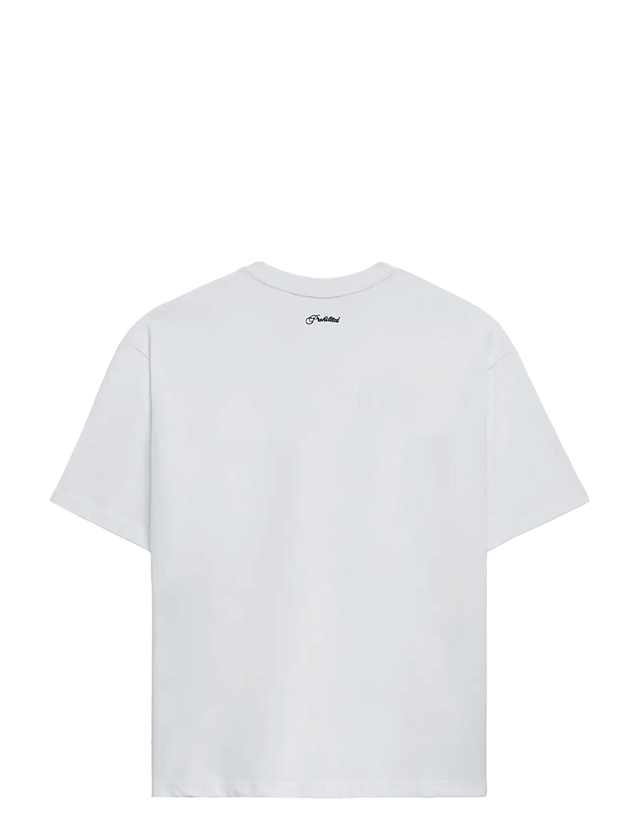 Prohibited - Champagne Courtside Tee - kortærmede t-shirts - off-white - 2