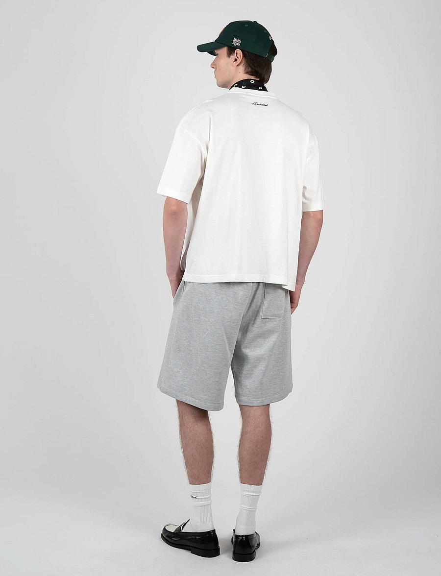 Prohibited - Champagne Courtside Tee - kortærmede t-shirts - off-white - 4