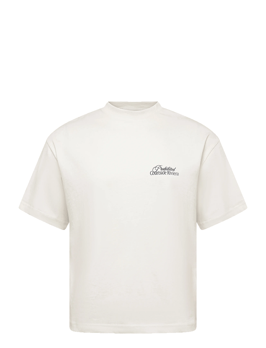 Prohibited - Riviera Hotel Tee - langærmede t-shirts - off-white - 1