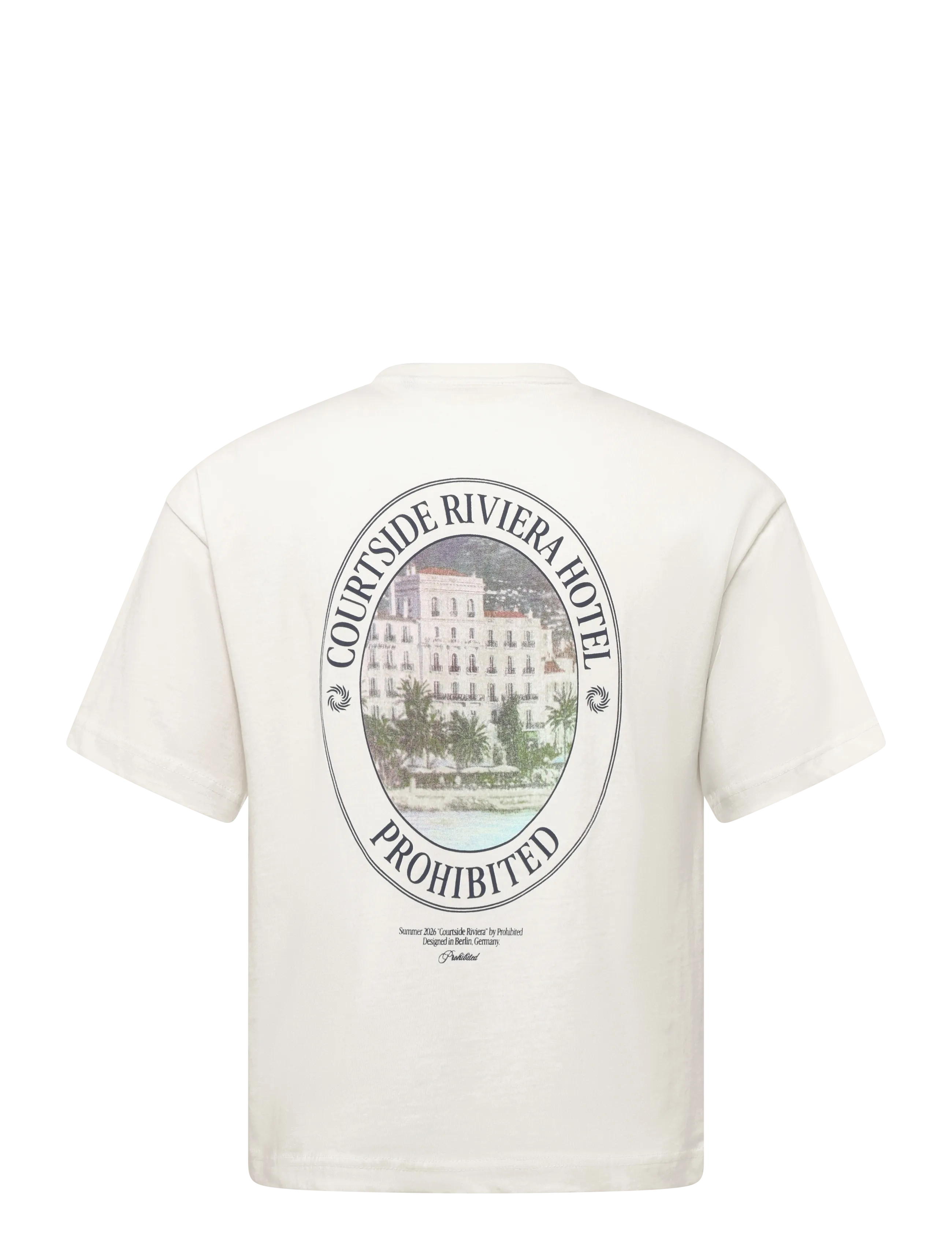 Prohibited - Riviera Hotel Tee - die niedrigsten preise - off-white - 2