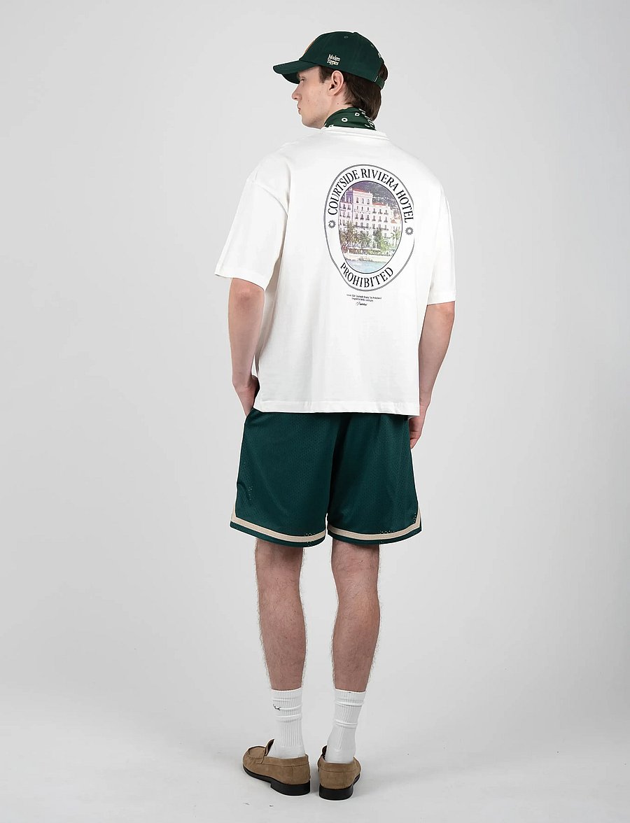 Prohibited - Riviera Hotel Tee - langærmede t-shirts - off-white - 3