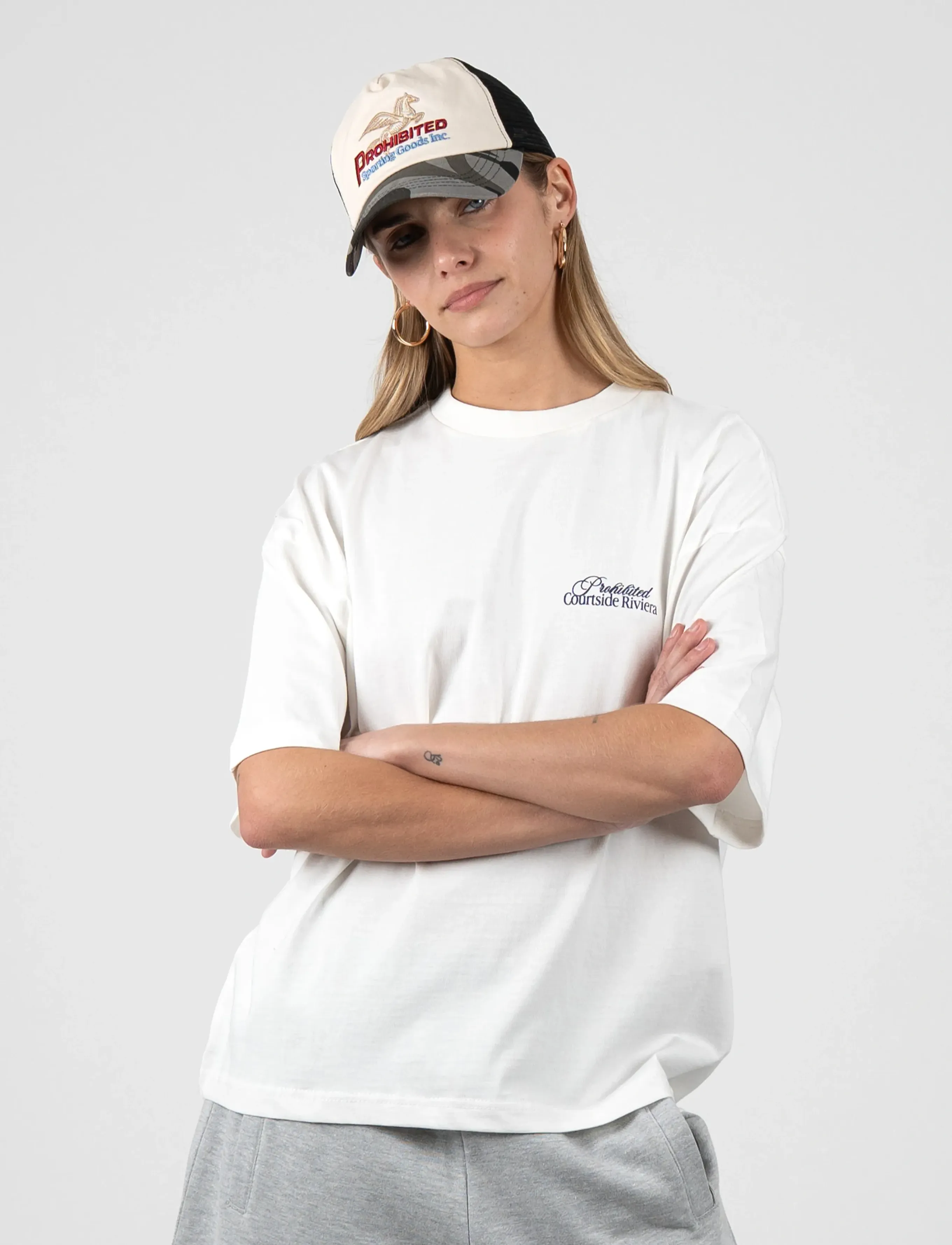 Prohibited - Riviera Hotel Tee - die niedrigsten preise - off-white - 5