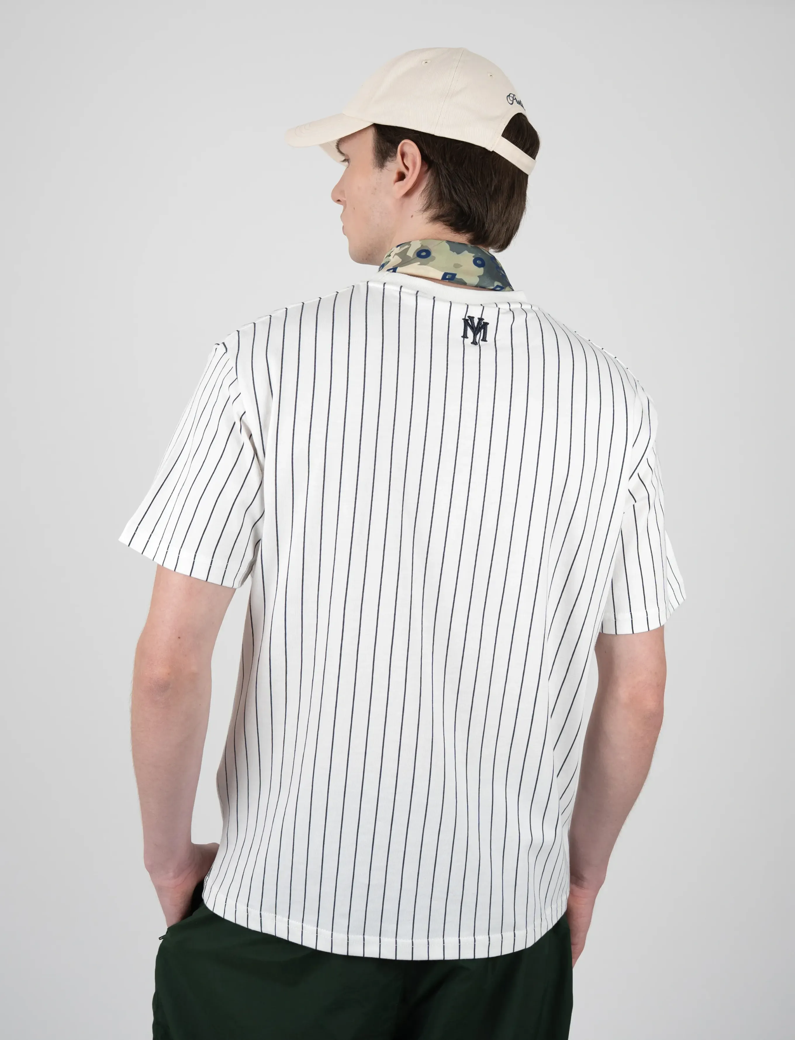 Prohibited - Pinstripe Tee - off-white - 4