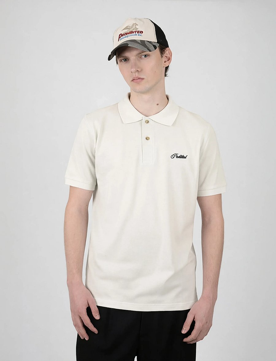 Prohibited - Hampton Polo - langärmlige strick-polohemden - off-white - 0