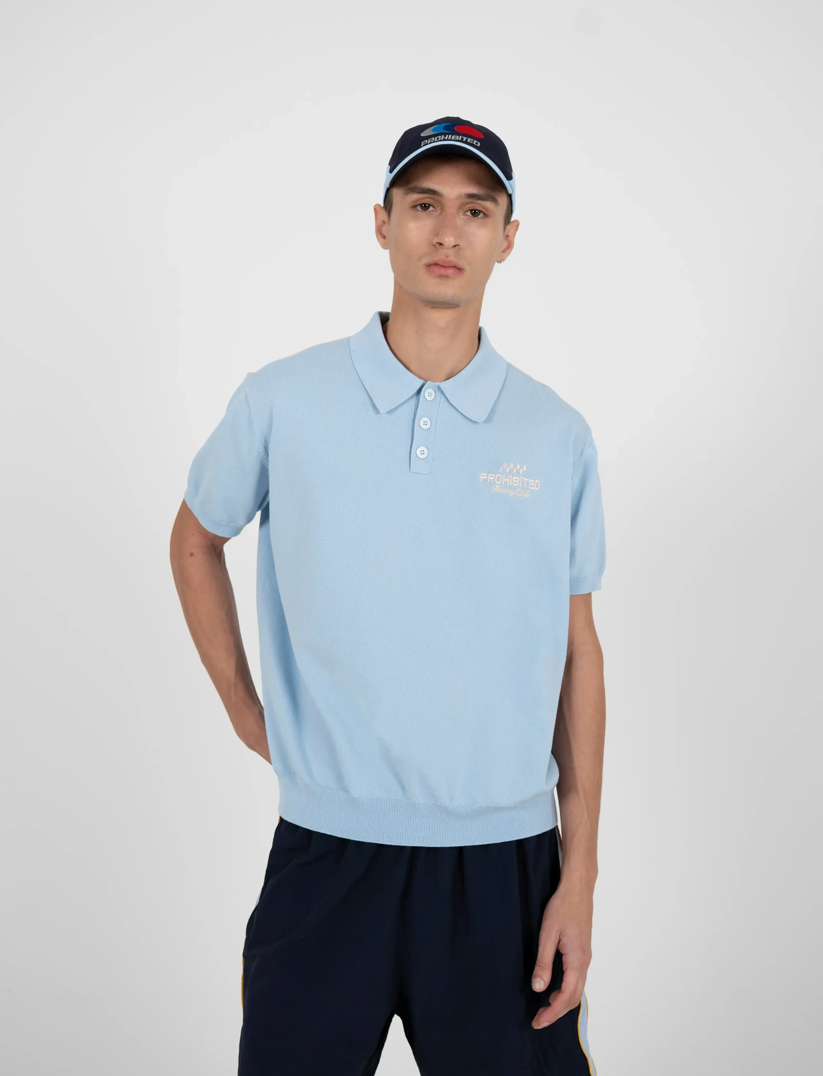 Prohibited Speedtrap Polo Blue - Poloer - BLUE / blue