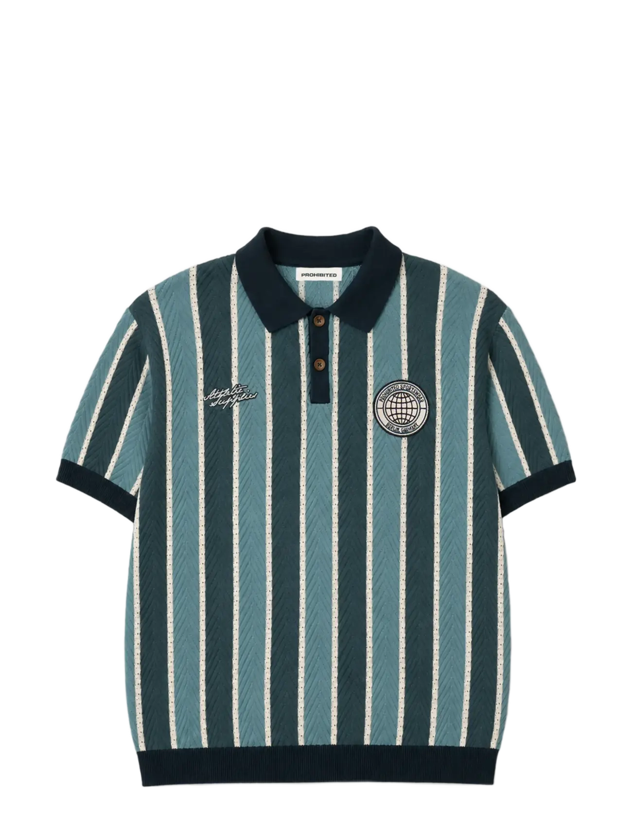 Prohibited Court Knit Polo - Strickmode - GREEN / green