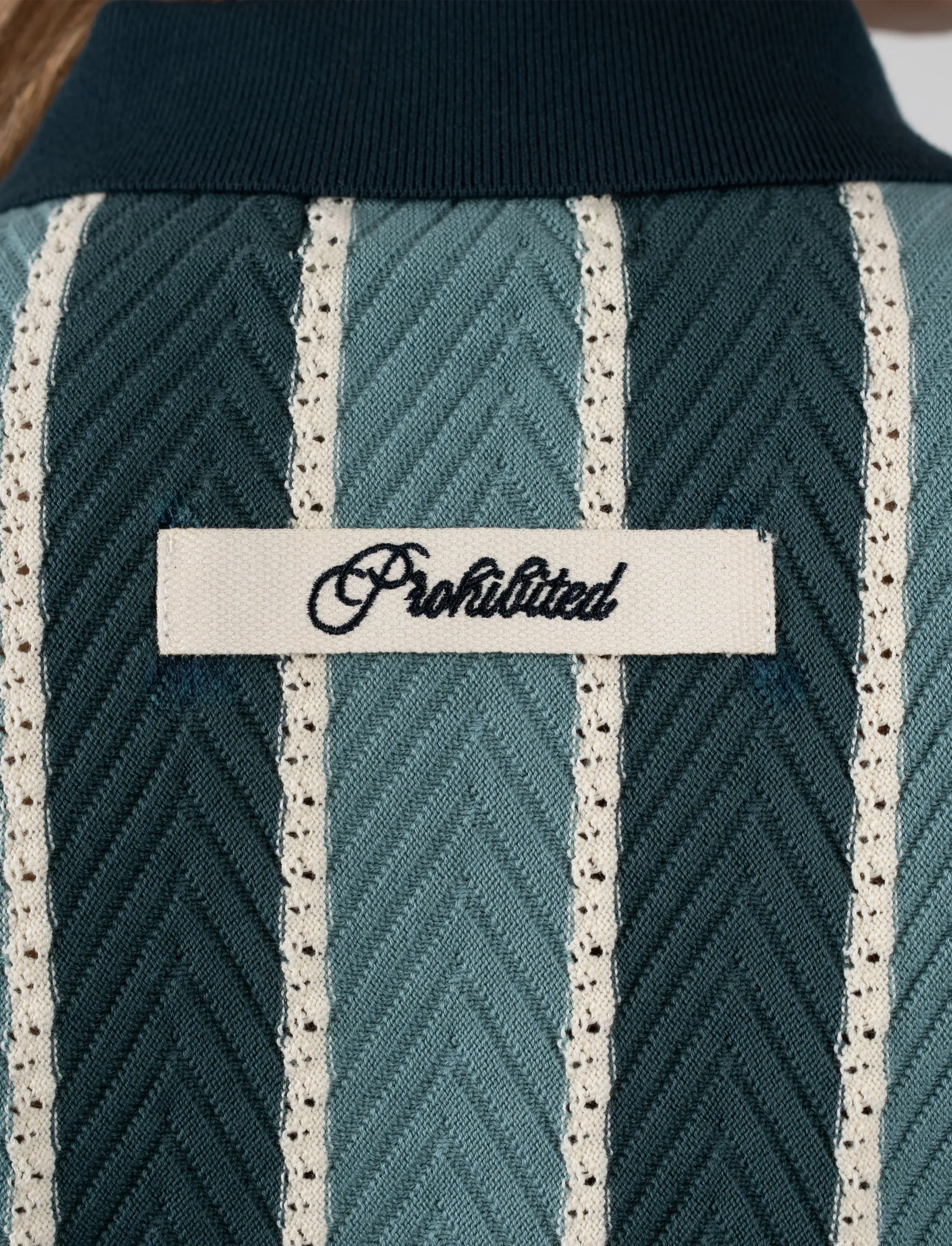 Prohibited Court Knit Polo pikéer herr – bild 10