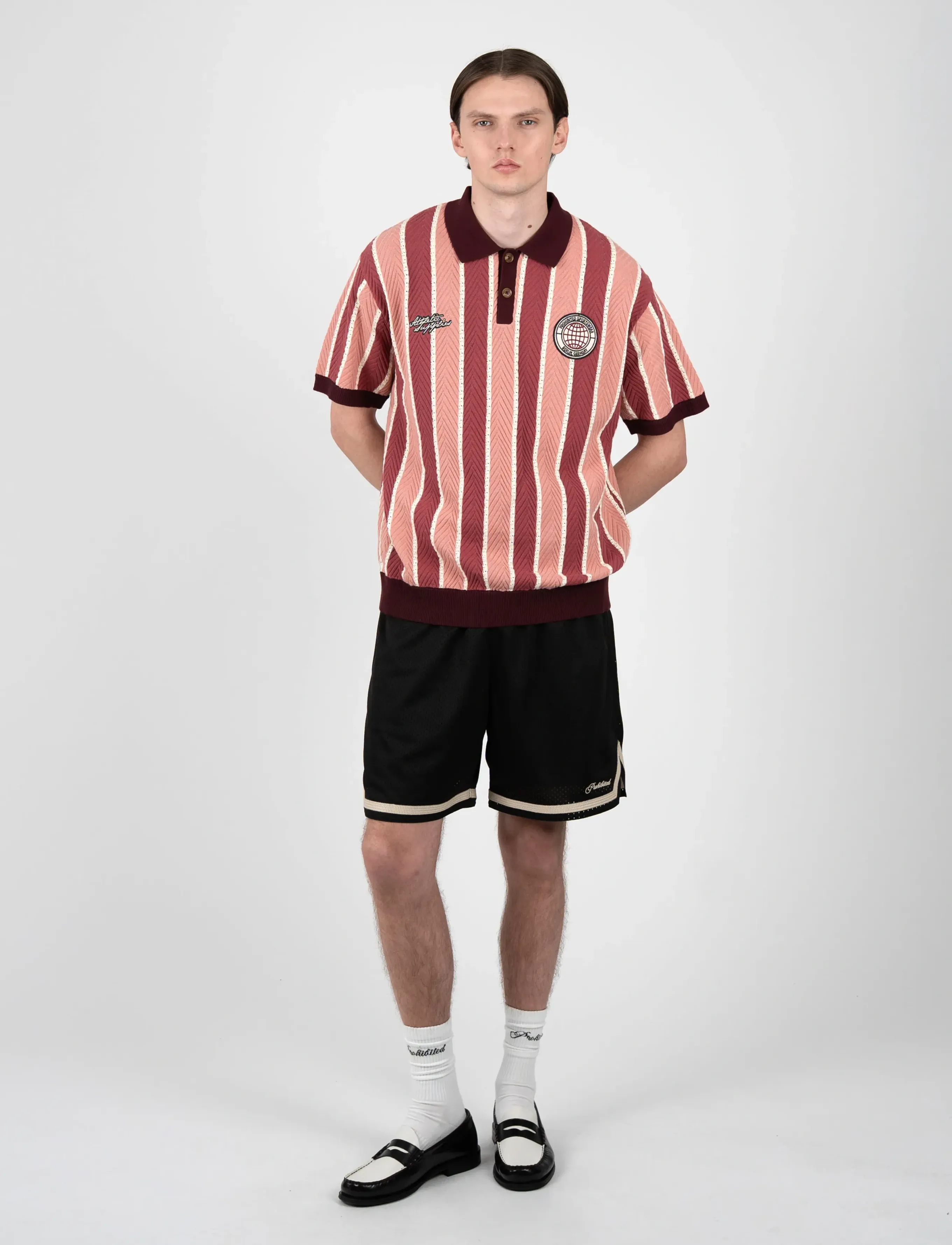 Prohibited - Court Knit Polo - red - 2