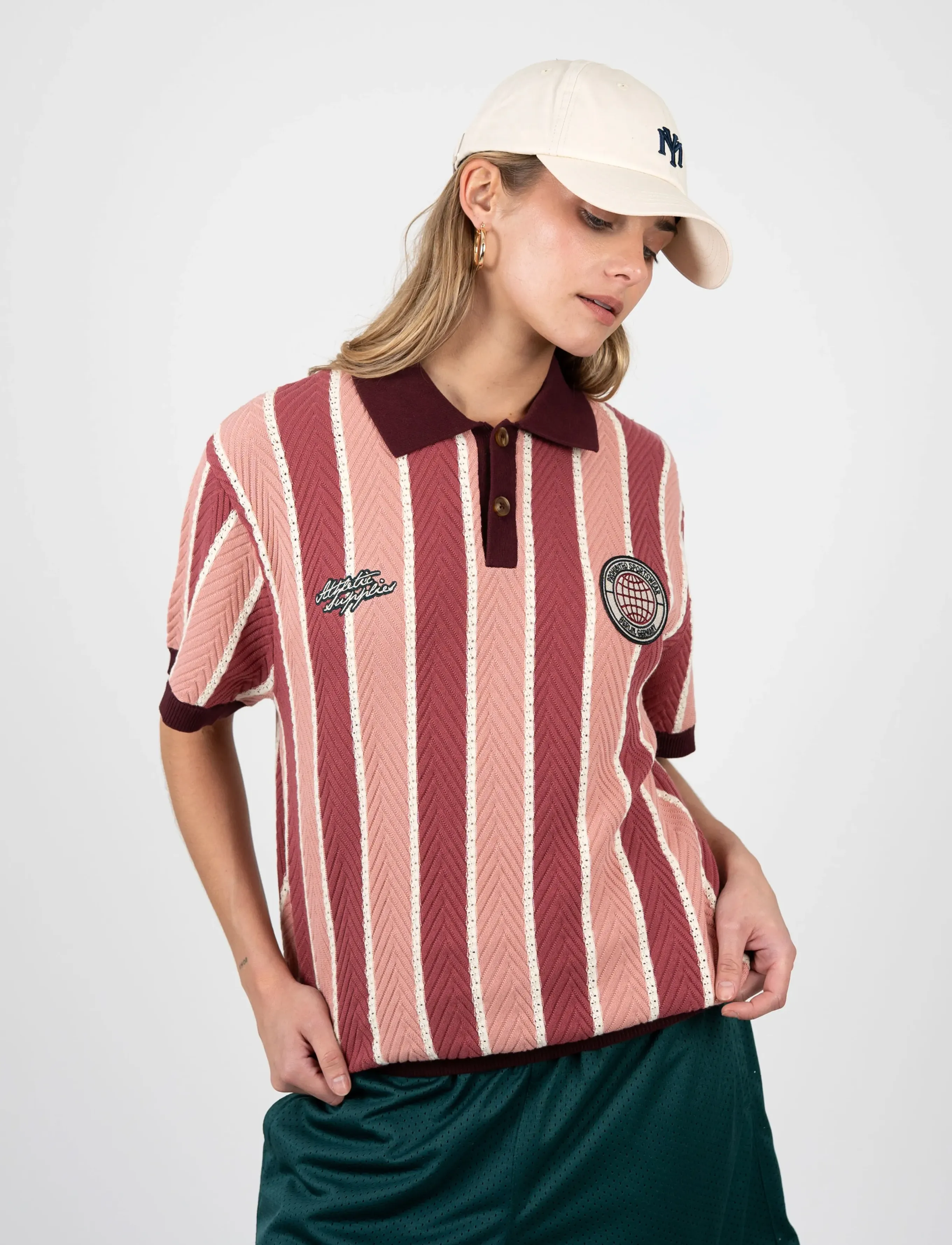 Prohibited - Court Knit Polo - red - 5