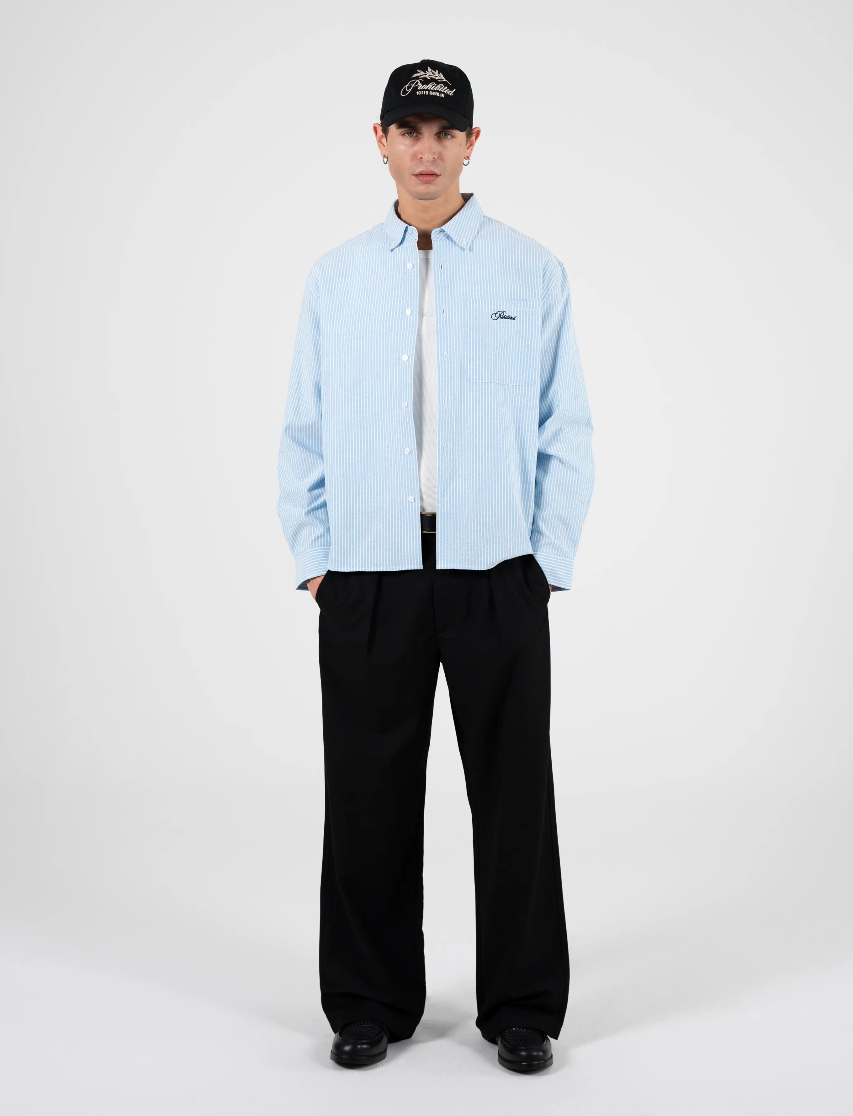 Prohibited The Oxford Button Down Shirt - Kleidung - BLUE / blue
