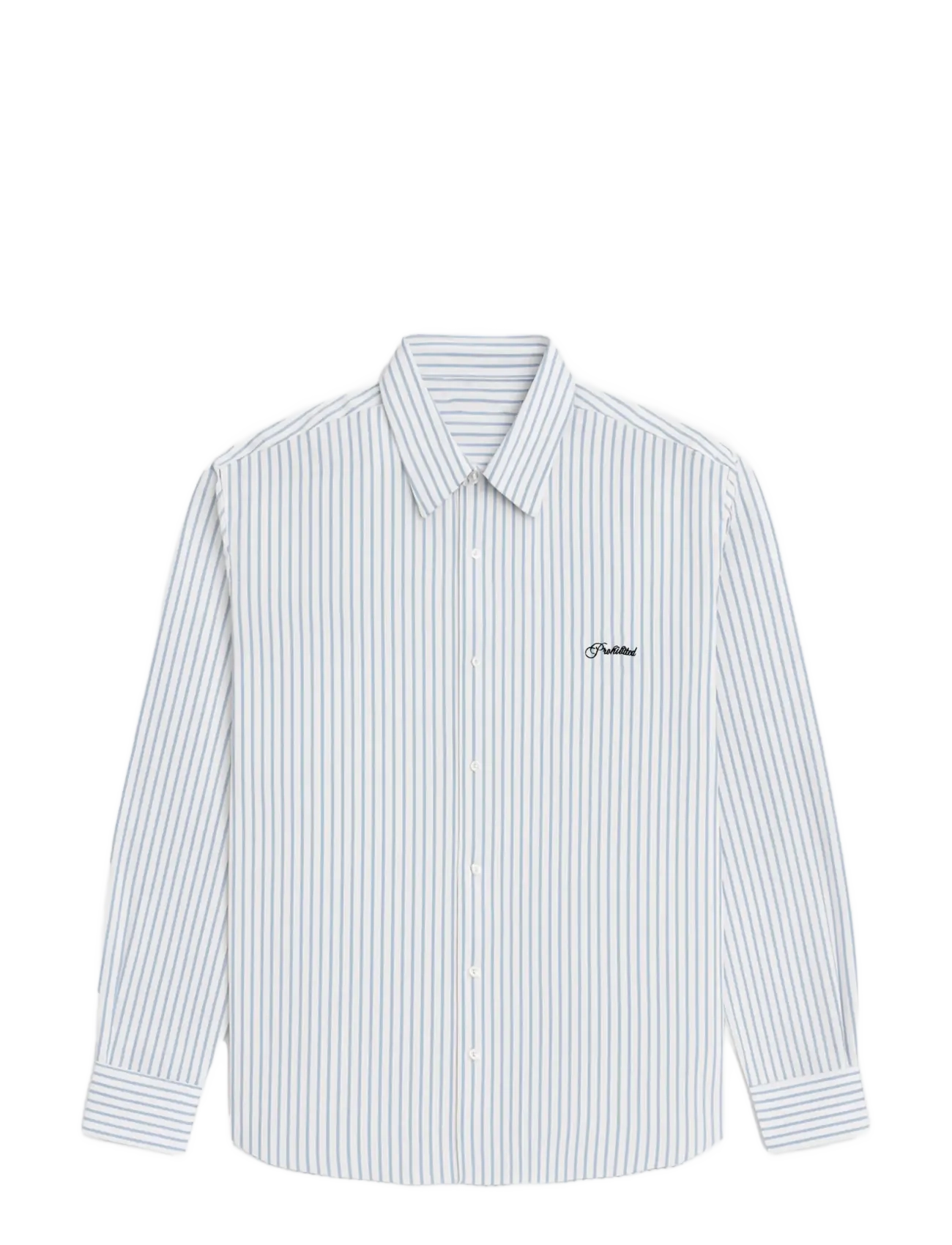 PROHIBITED Dugout Kleid Shirt Blau - Sx70 - Herren