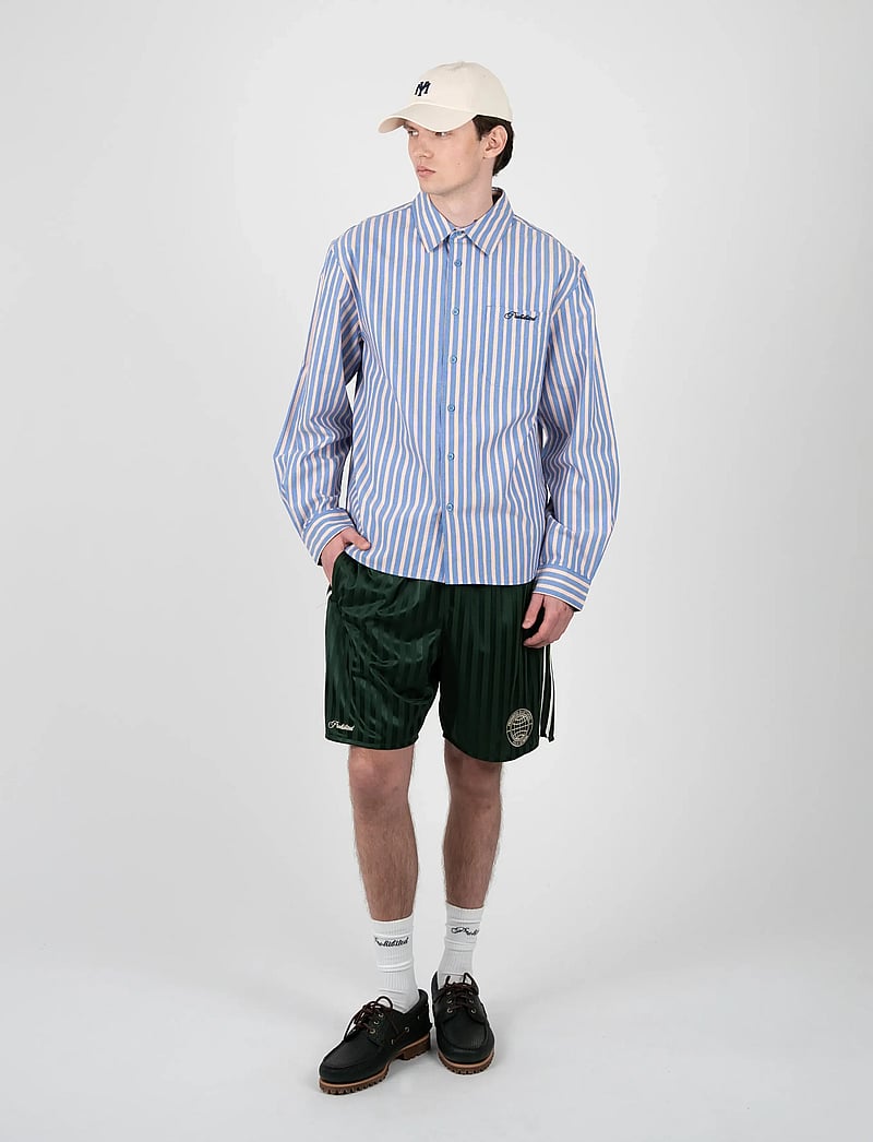 Prohibited - Westbury Dress Shirt - stribede skjorter - blue - 2
