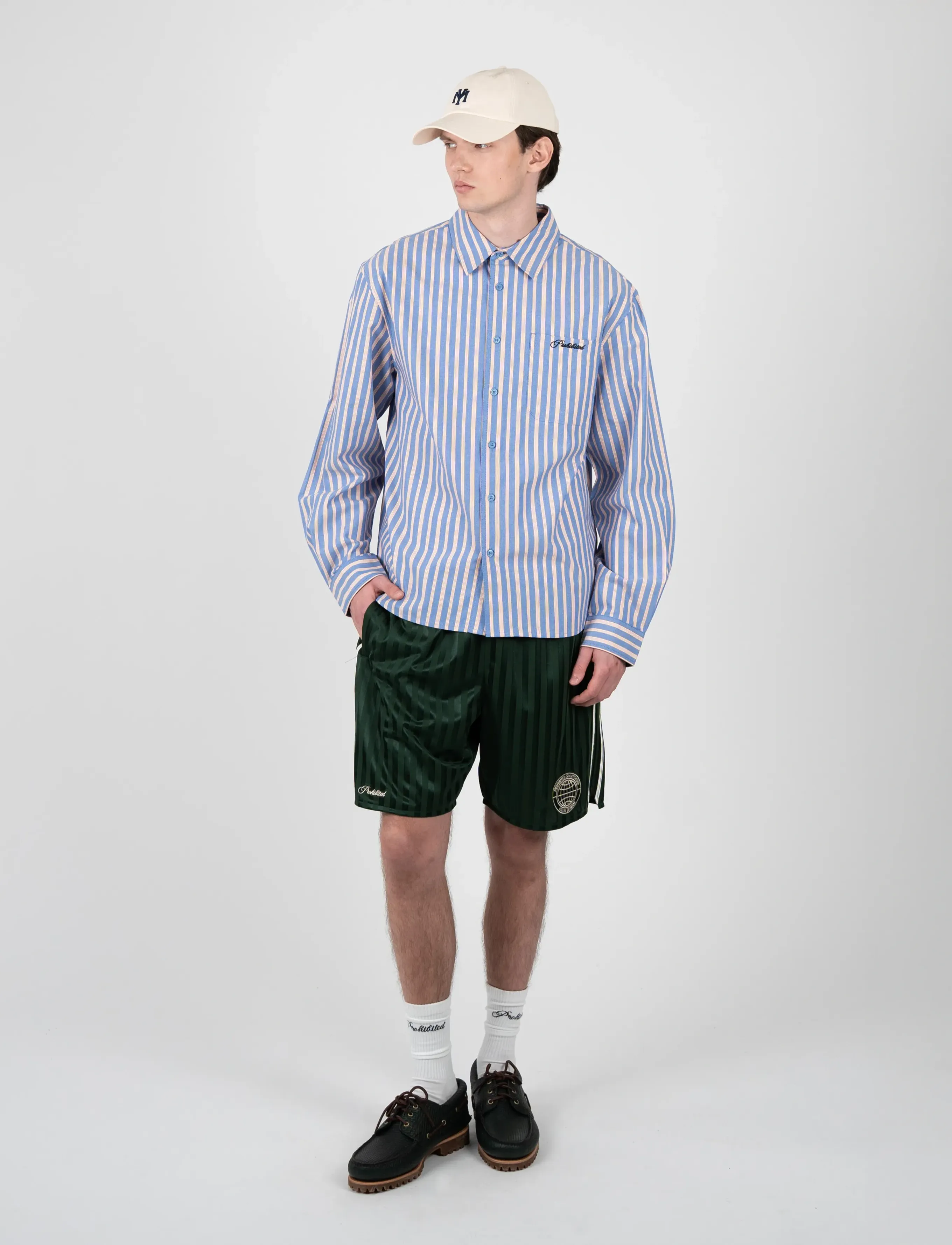 Prohibited - Westbury Dress Shirt - gestreifte hemden - blue - 2