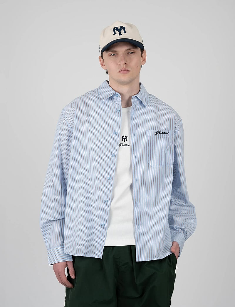 Prohibited - Westbury Dress Shirt - gestreifte hemden - light blue - 5